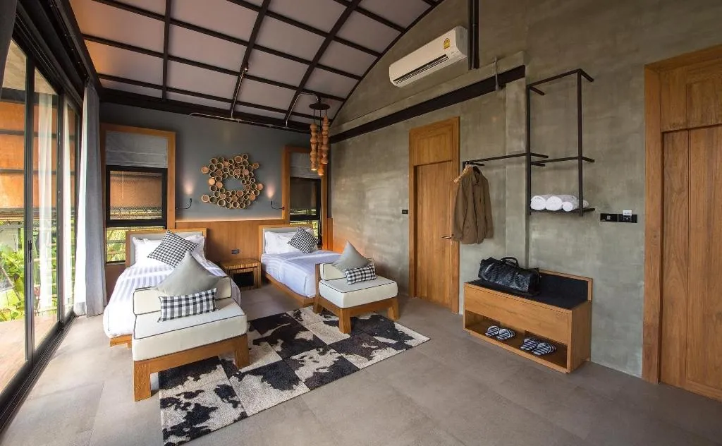 Bed in Vino Neste Private Pool Villas