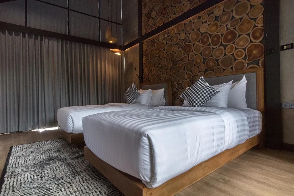 Bed in Vino Neste Private Pool Villas