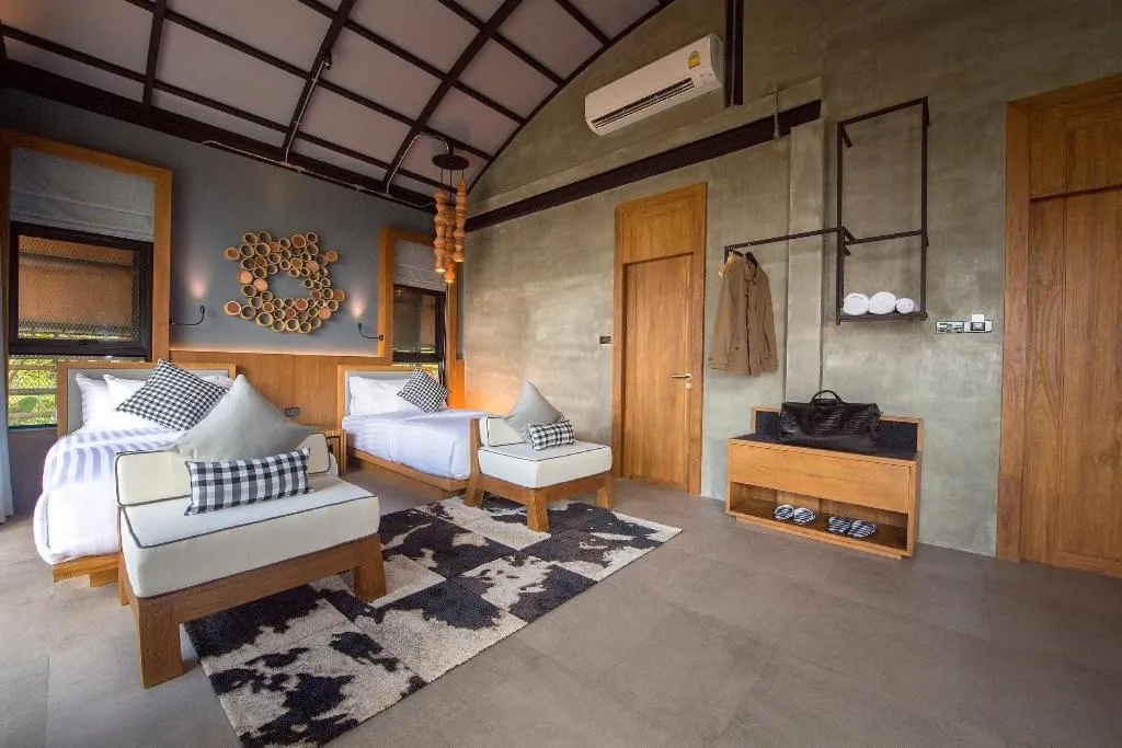 Bed in Vino Neste Private Pool Villas