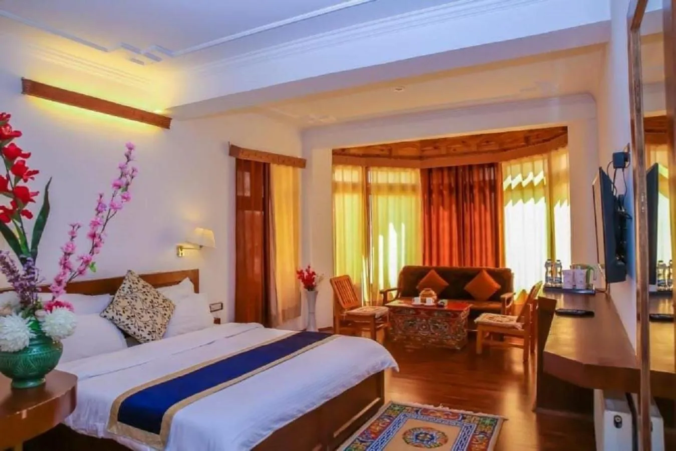 Bedroom, Bed in Himalayan Retreat-Karzoo