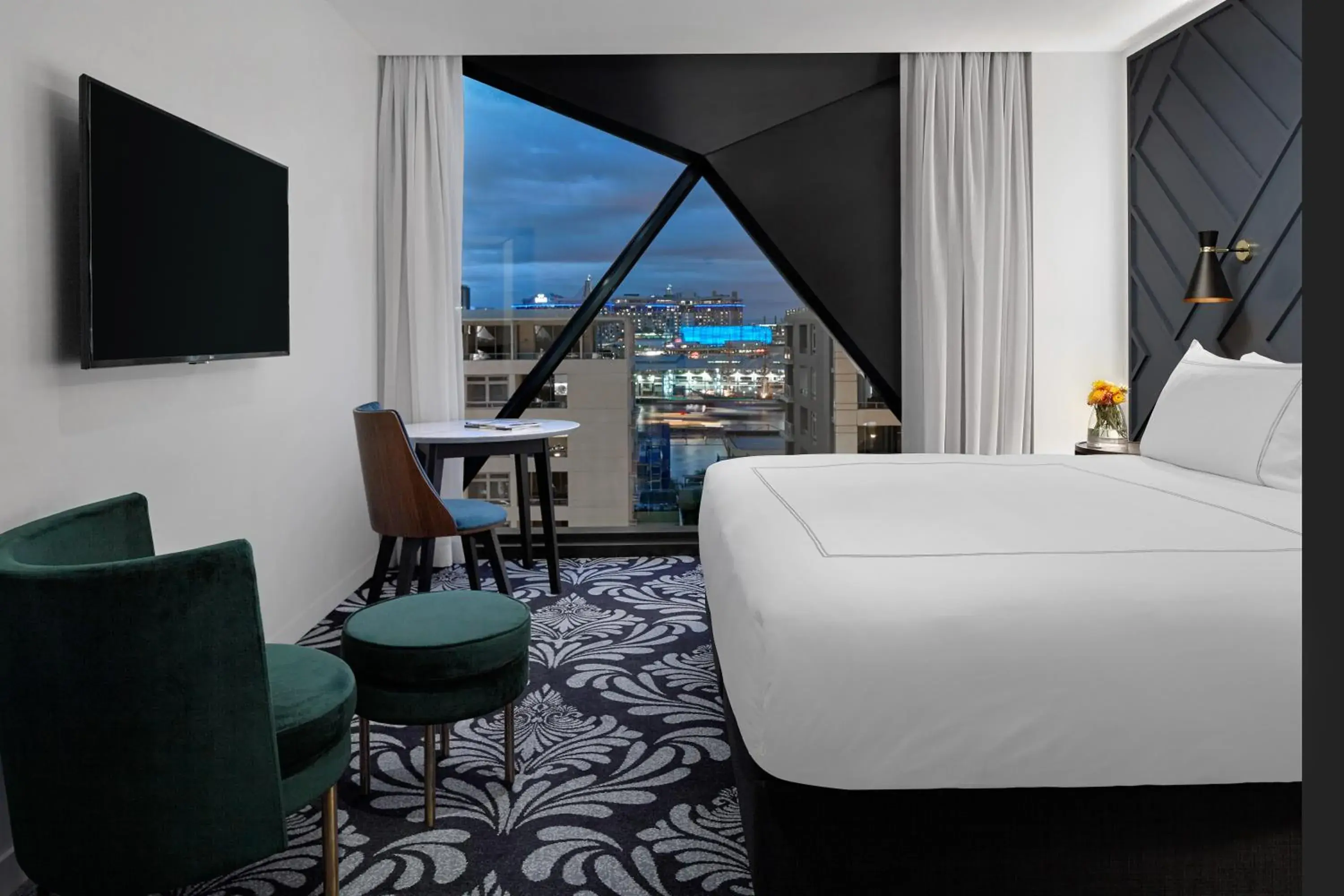 Bed in West Hotel Sydney, Curio Collection by Hilton Bed in West Hotel Sydney, Curio Collection by Hilton