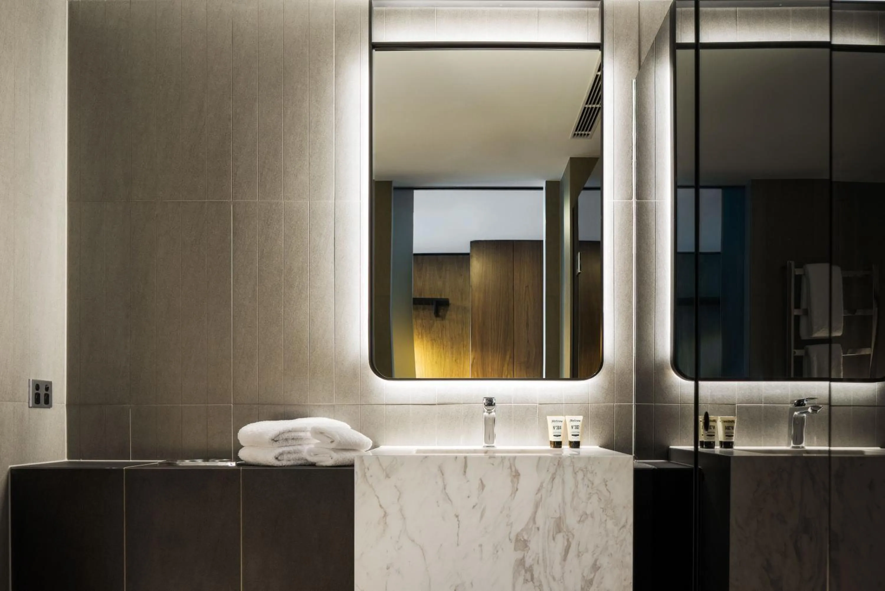Bathroom in West Hotel Sydney, Curio Collection by Hilton
