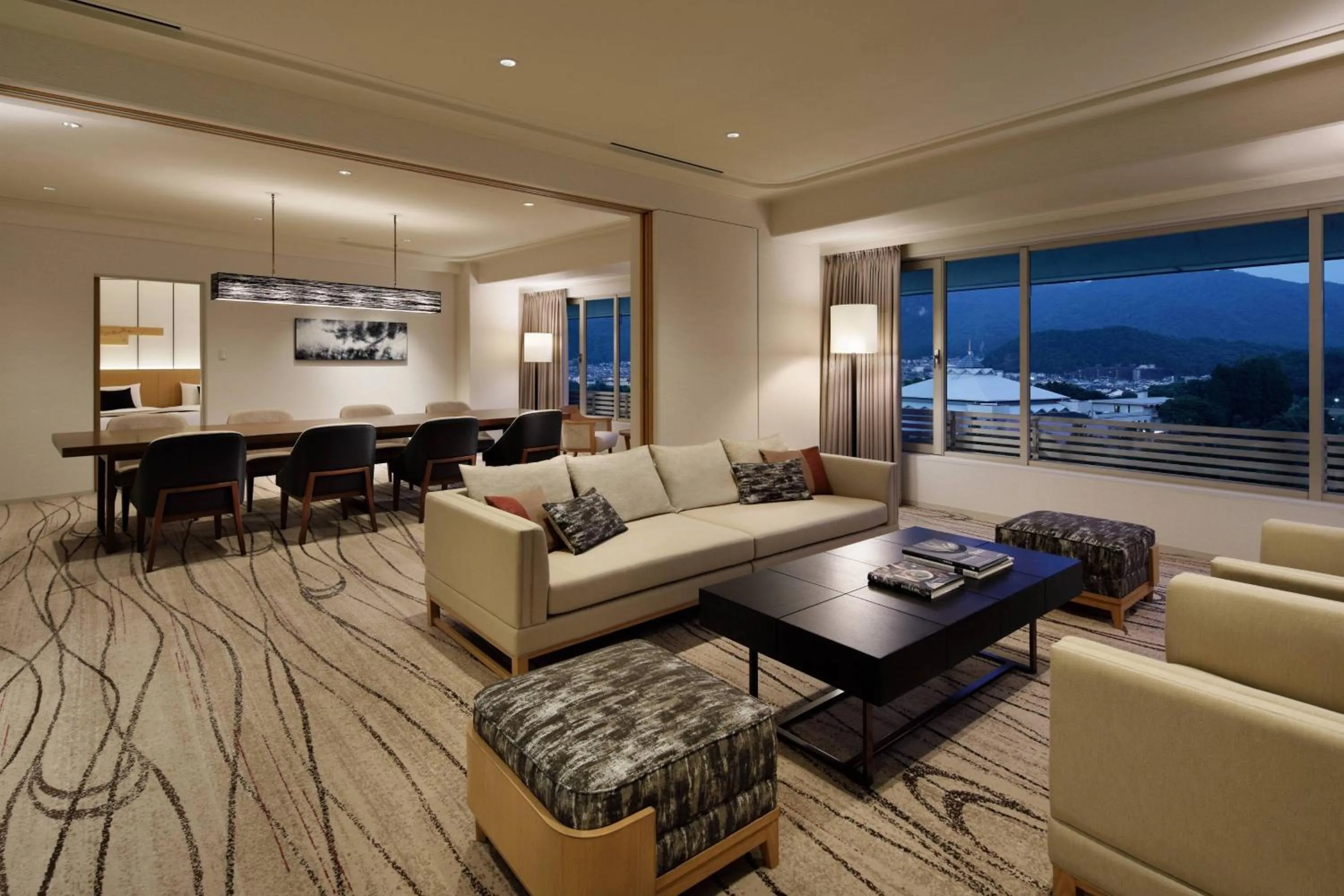 Living room in The Prince Kyoto Takaragaike, Autograph Collection