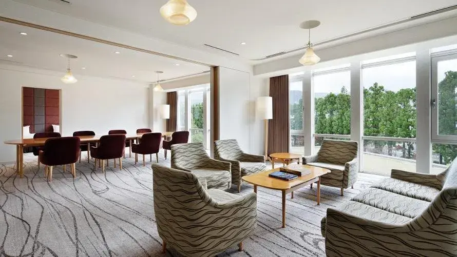 Living room in The Prince Kyoto Takaragaike, Autograph Collection Living room in The Prince Kyoto Takaragaike, Autograph Collection