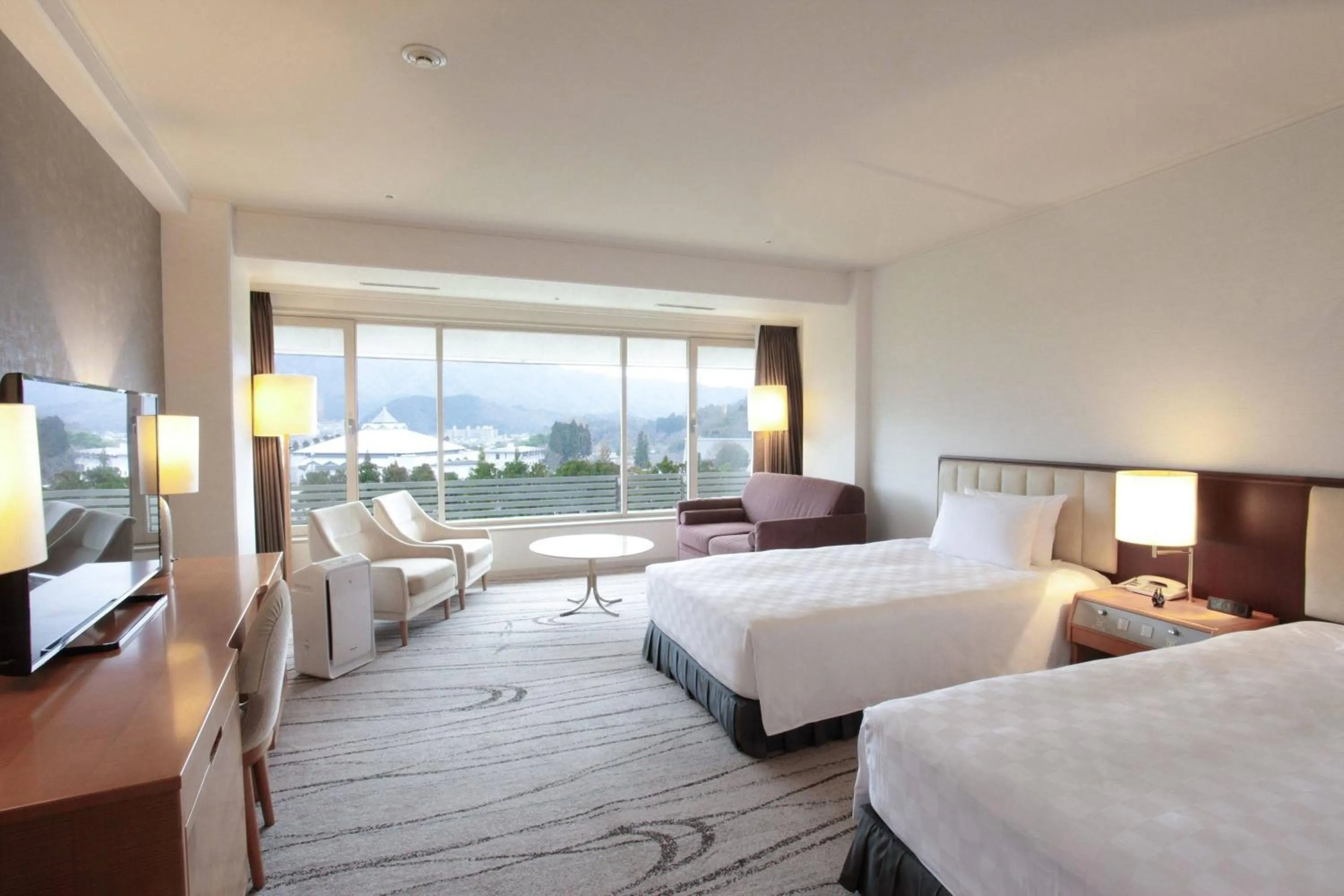 Photo of the whole room, Bed in The Prince Kyoto Takaragaike, Autograph Collection