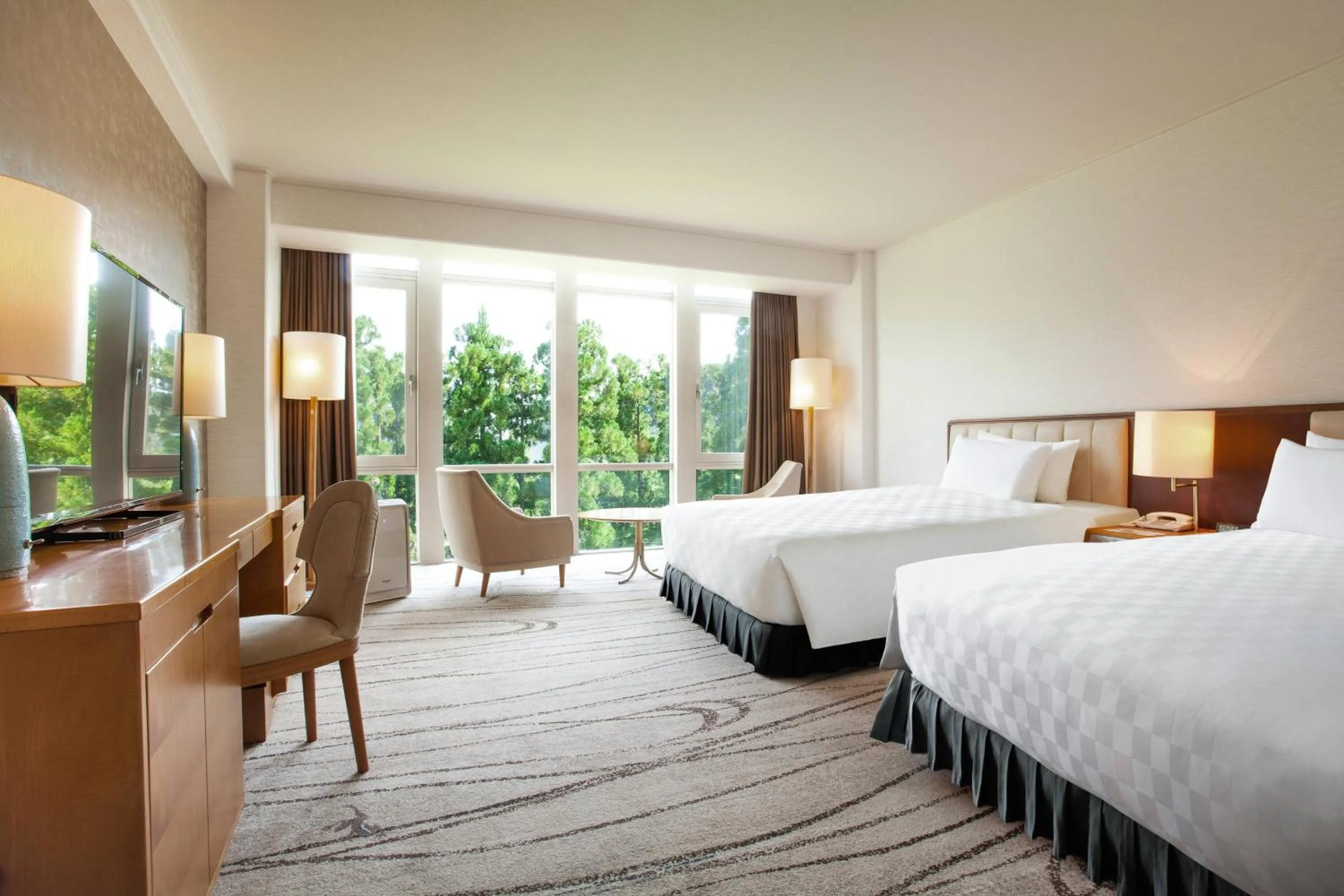 Photo of the whole room, Bed in The Prince Kyoto Takaragaike, Autograph Collection