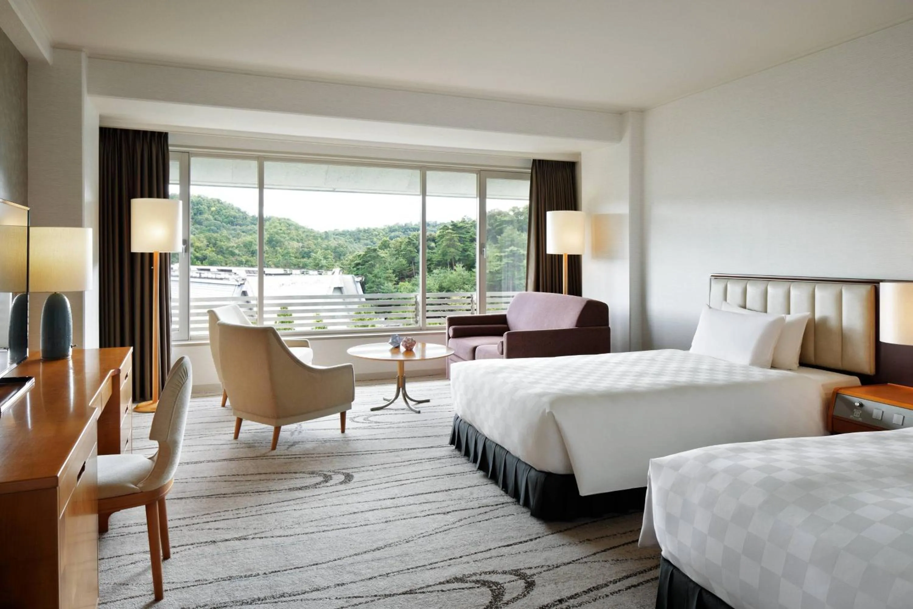 Photo of the whole room, Bed in The Prince Kyoto Takaragaike, Autograph Collection