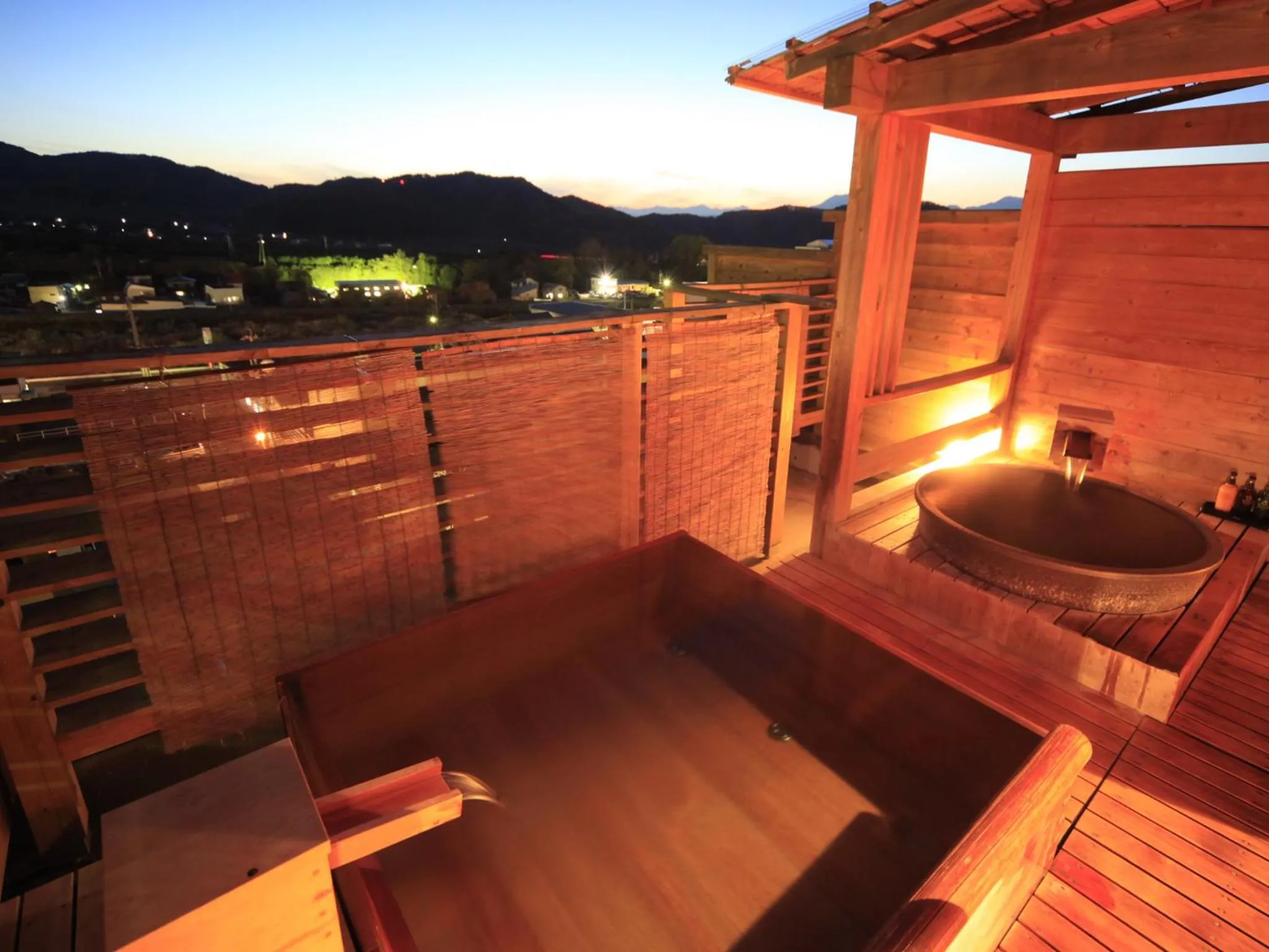 Hot Spring Bath in Hotel Tsubakino