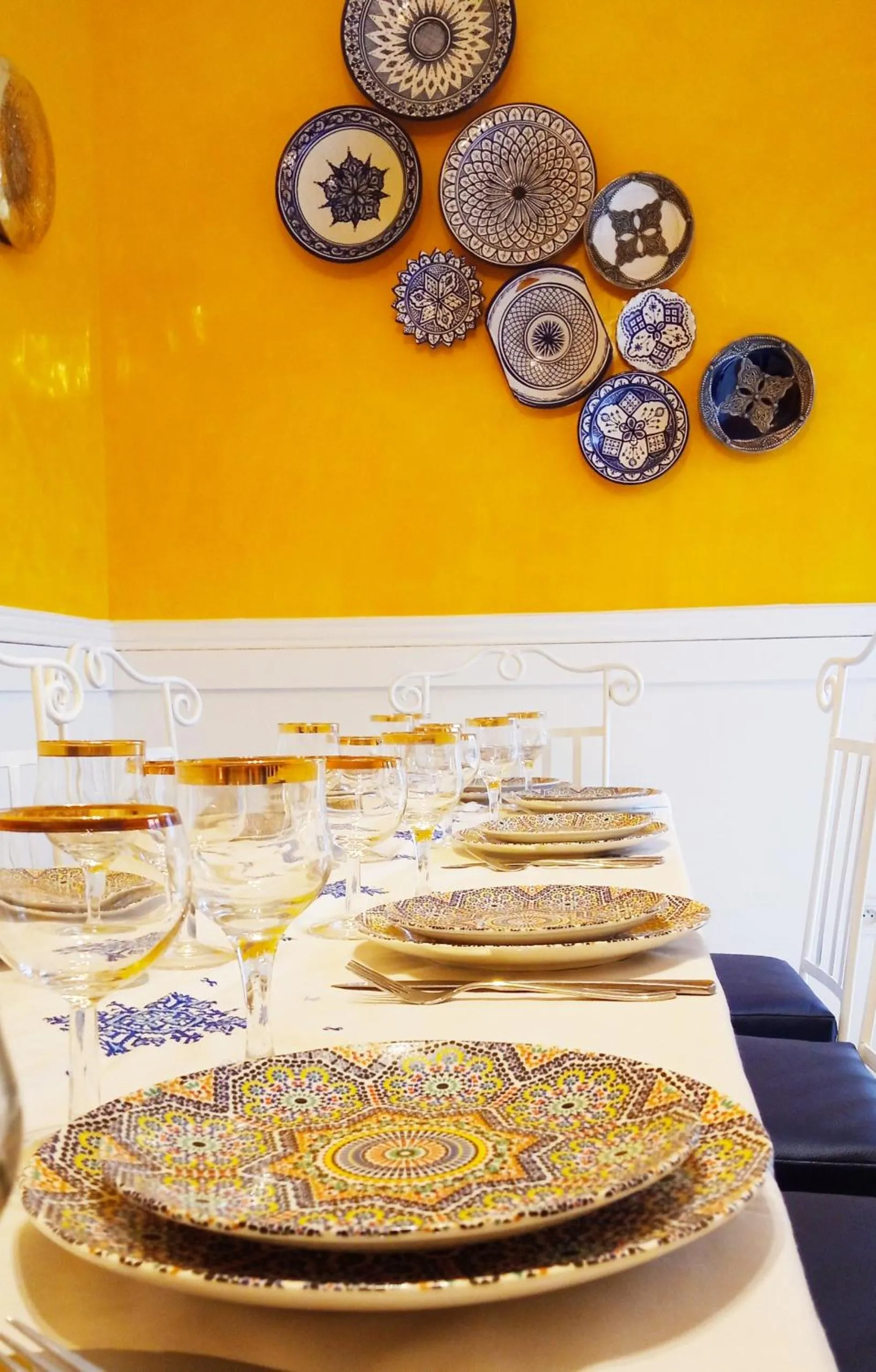 Dining area in Riad Heklek
