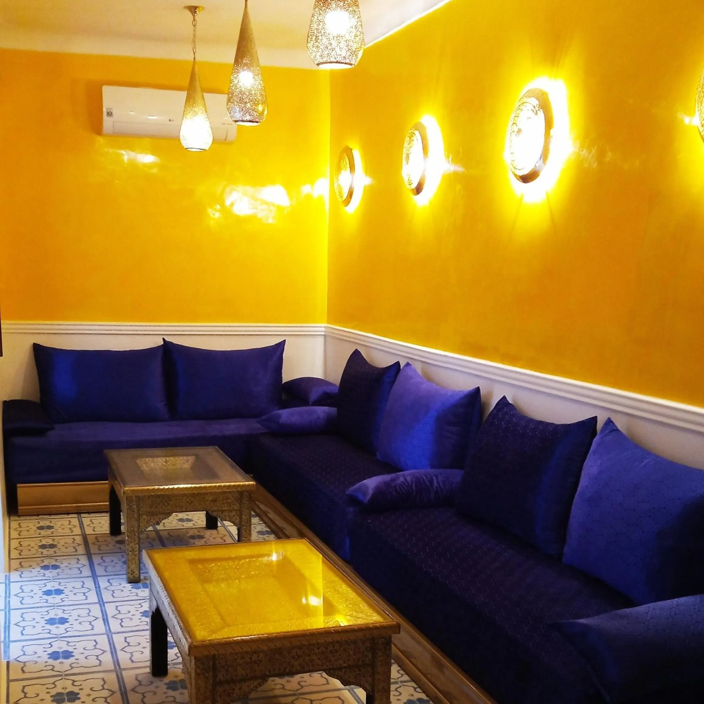 Living room in Riad Heklek