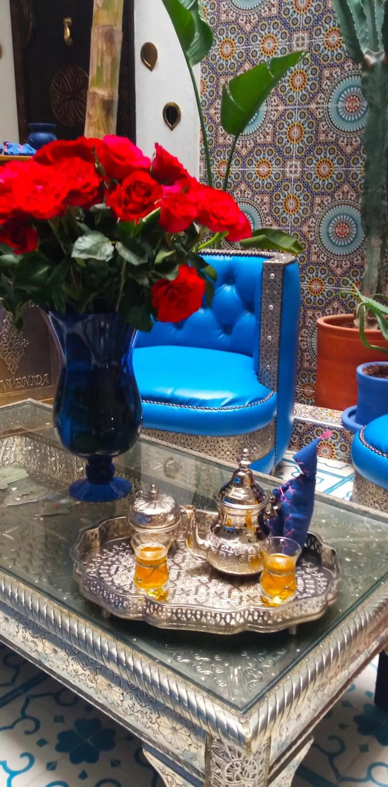 Lobby or reception in Riad Heklek