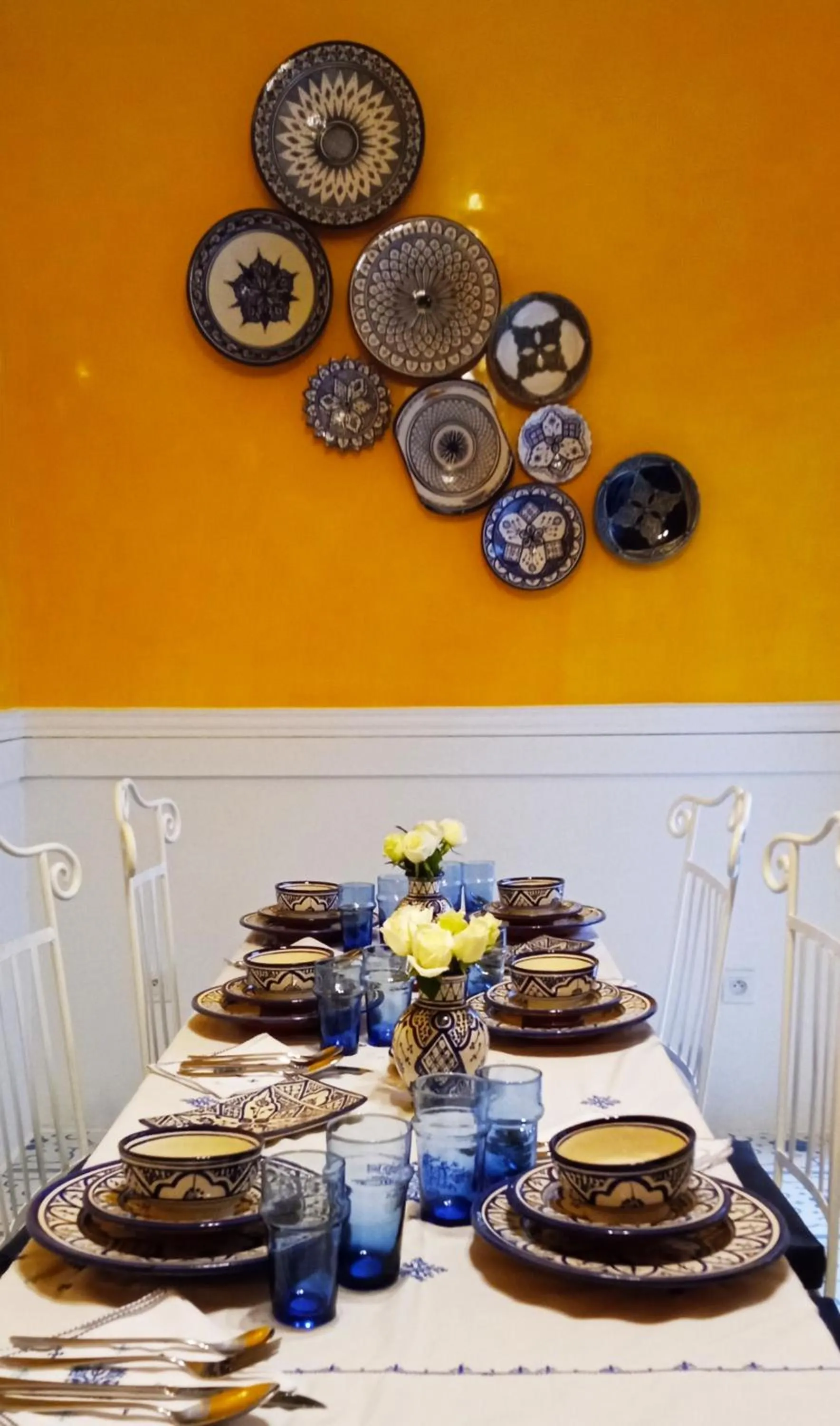 Dining area in Riad Heklek