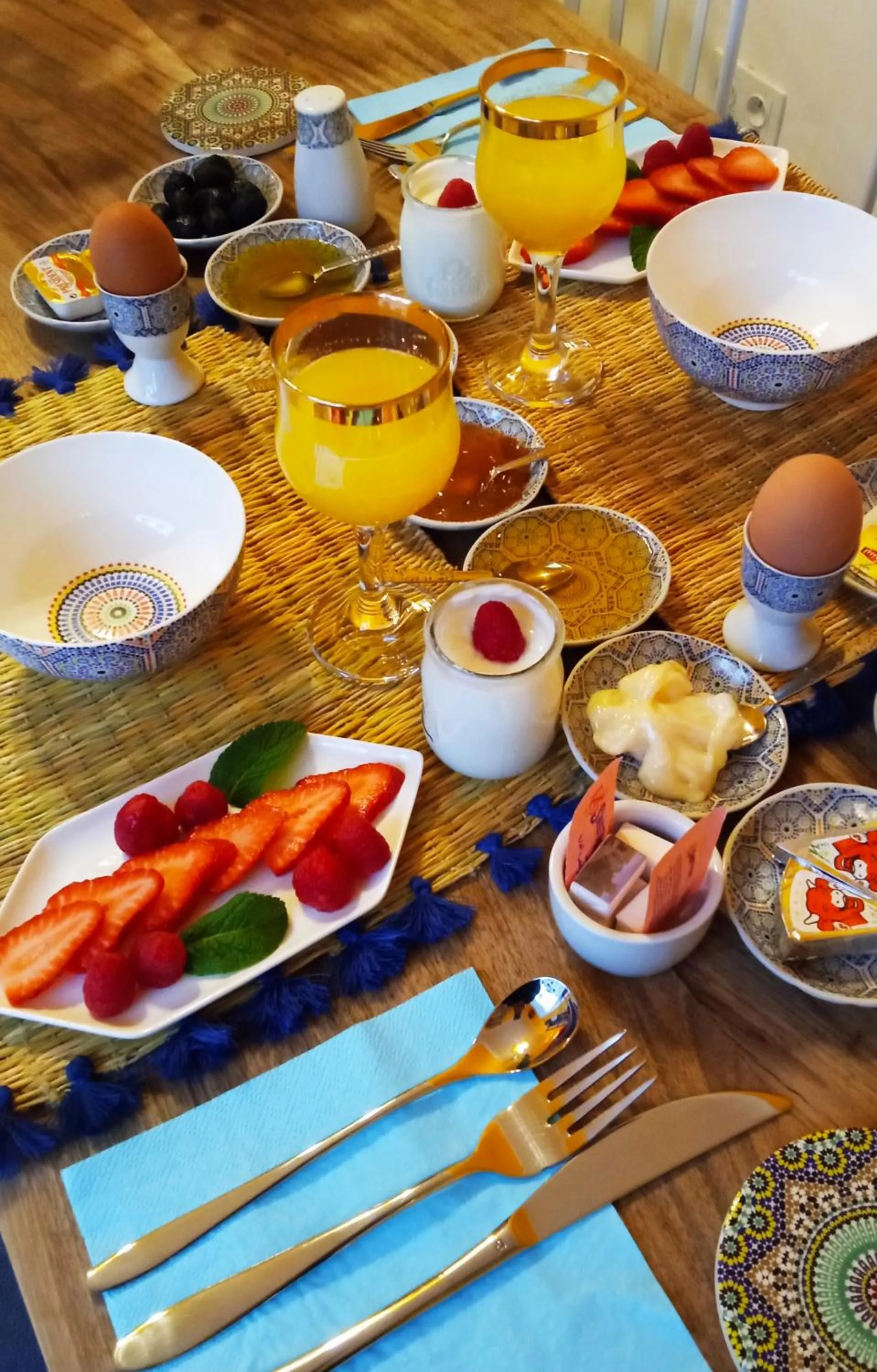 Food and drinks in Riad Heklek