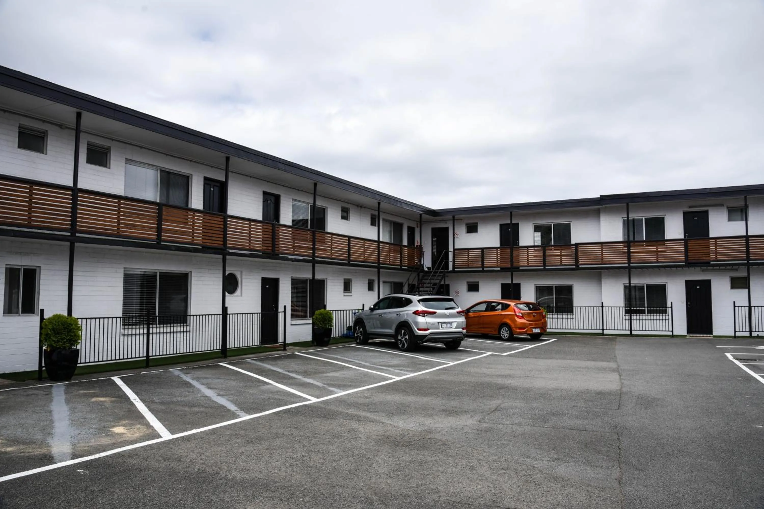 Property building in Hobart Tower Motel