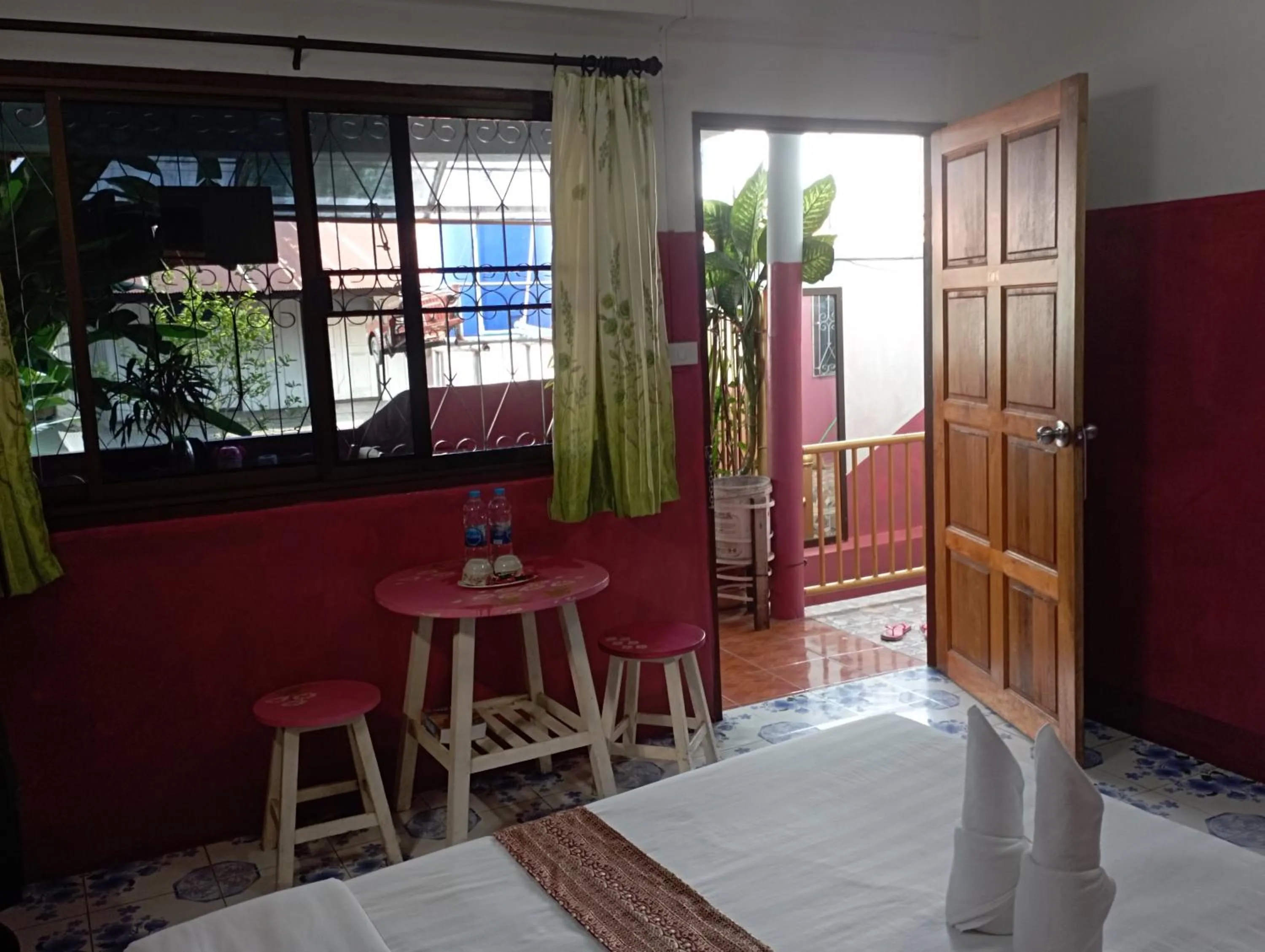 Bed in Sabaydee House at Pai