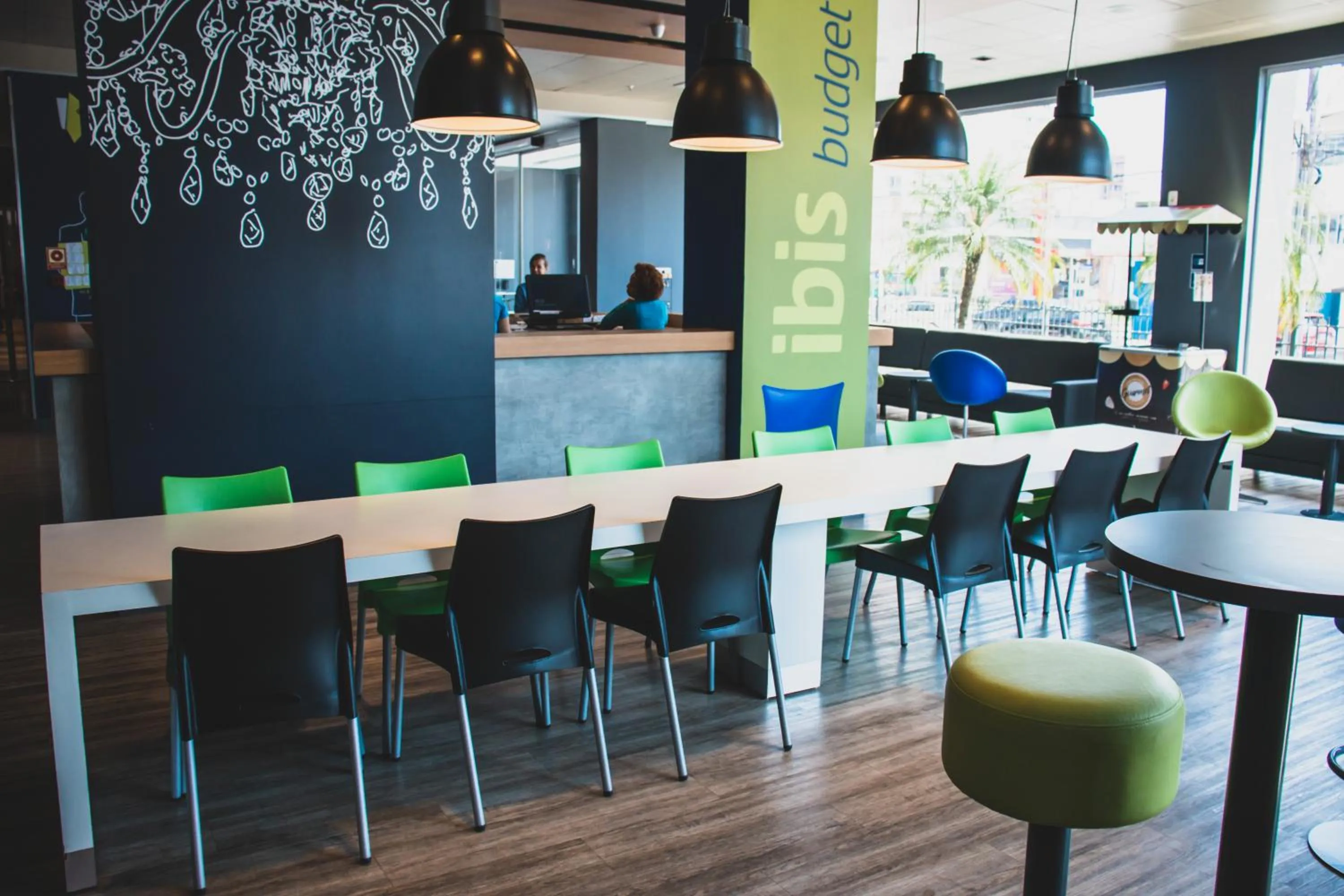 Communal lounge/ TV room in ibis budget Navegantes Itajai