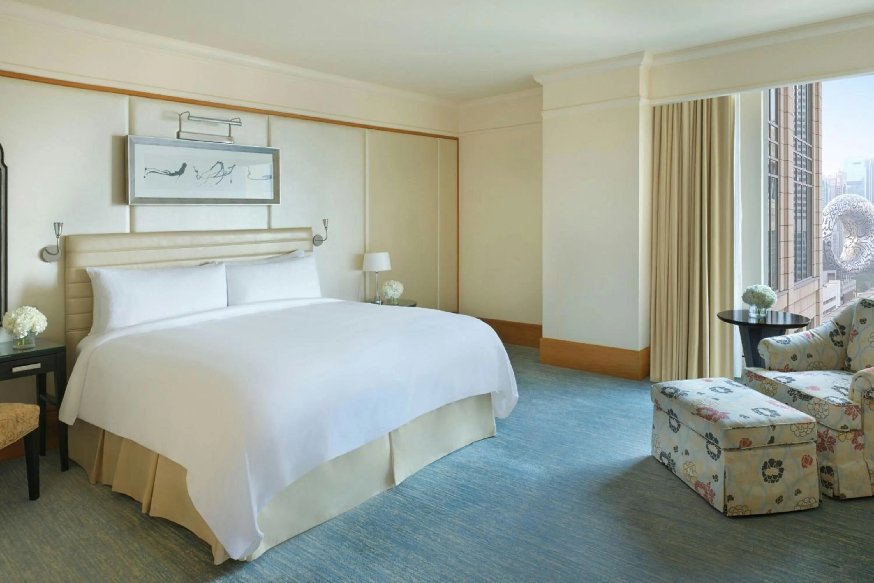 Bedroom, Bed in Ritz Carlton DIFC Downtown Dubai