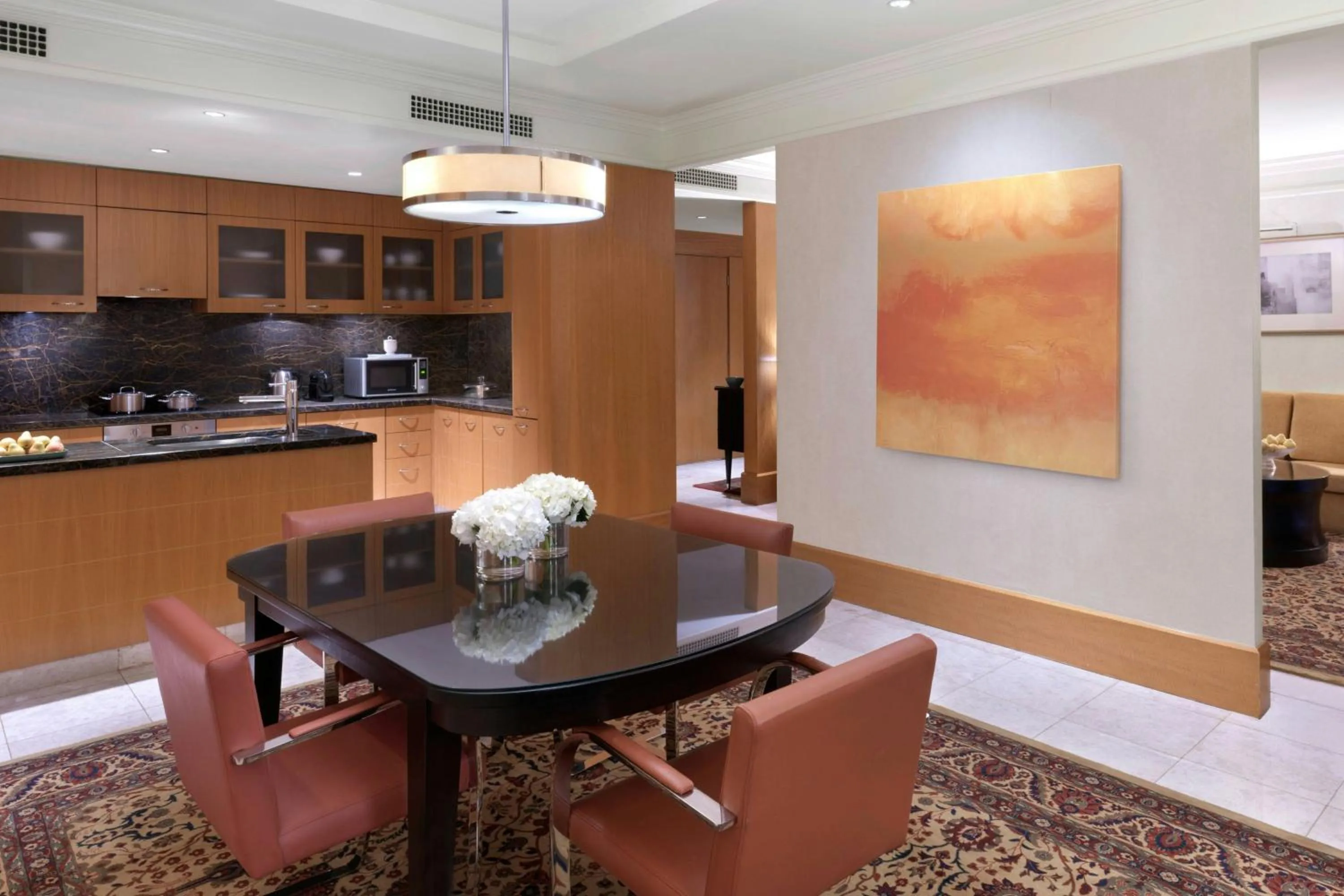 Bedroom in Ritz Carlton DIFC Downtown Dubai