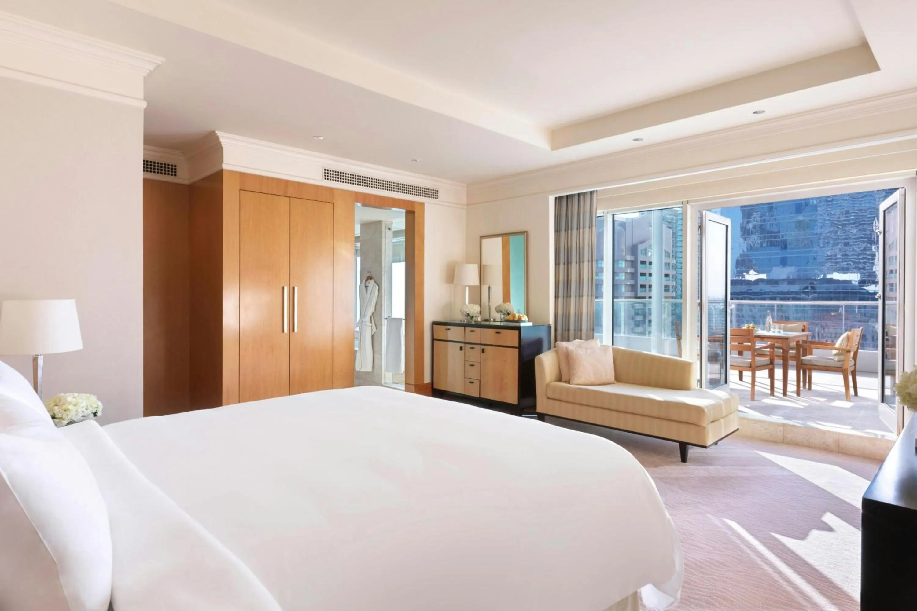 Photo of the whole room, Bed in Ritz Carlton DIFC Downtown Dubai