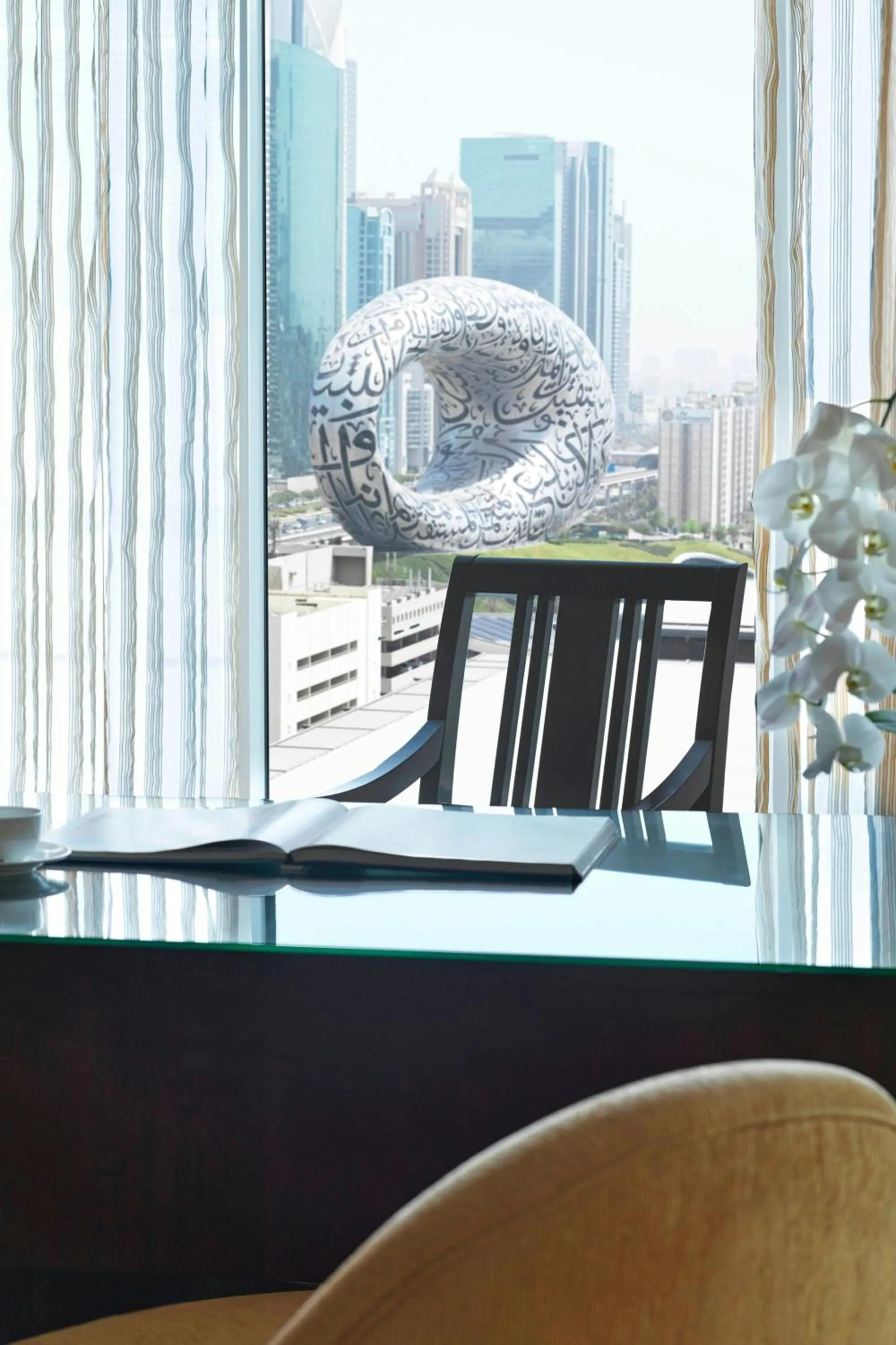 Bedroom in The Ritz-Carlton, Dubai International Financial Centre