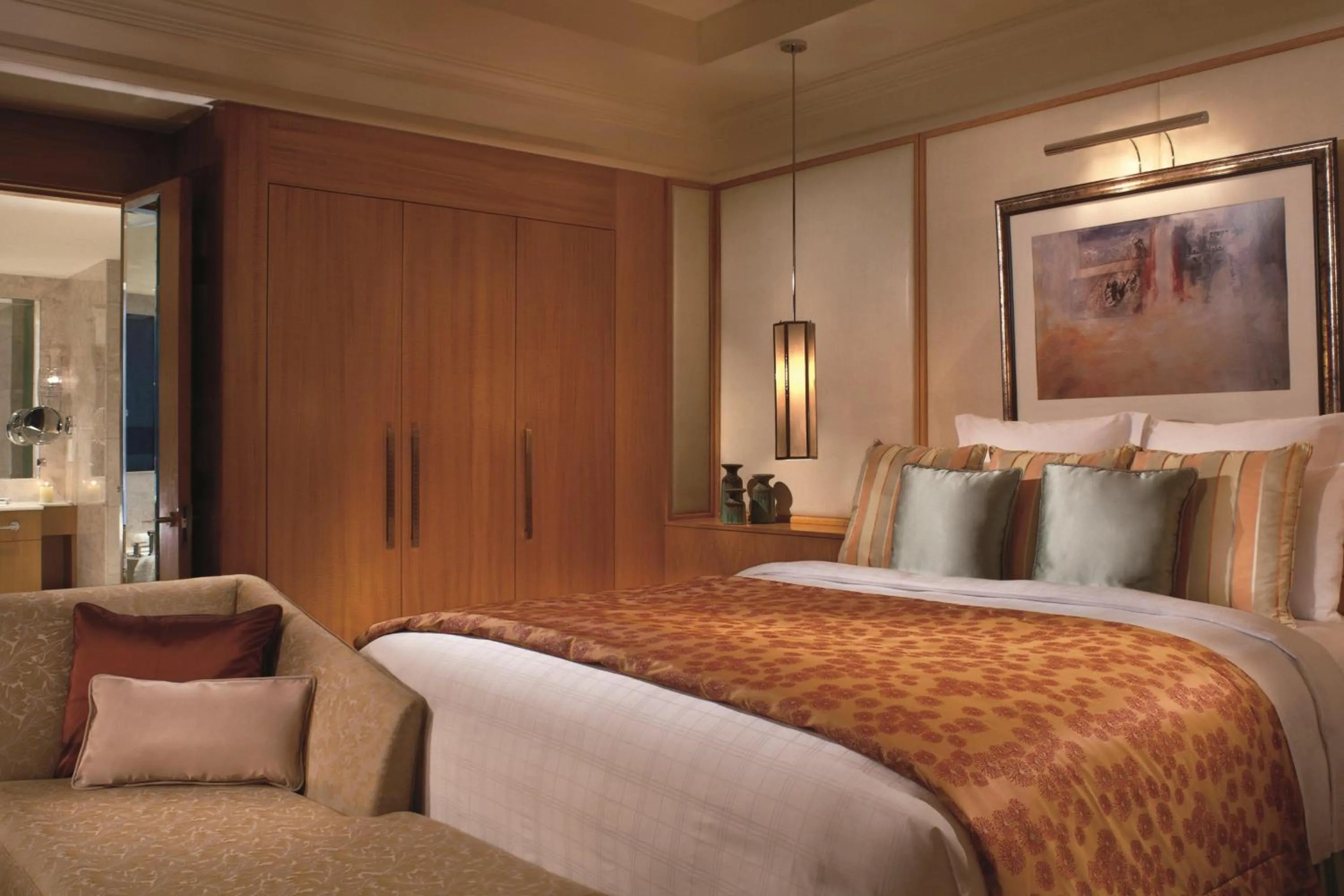 Bedroom, Bed in The Ritz-Carlton, Dubai International Financial Centre