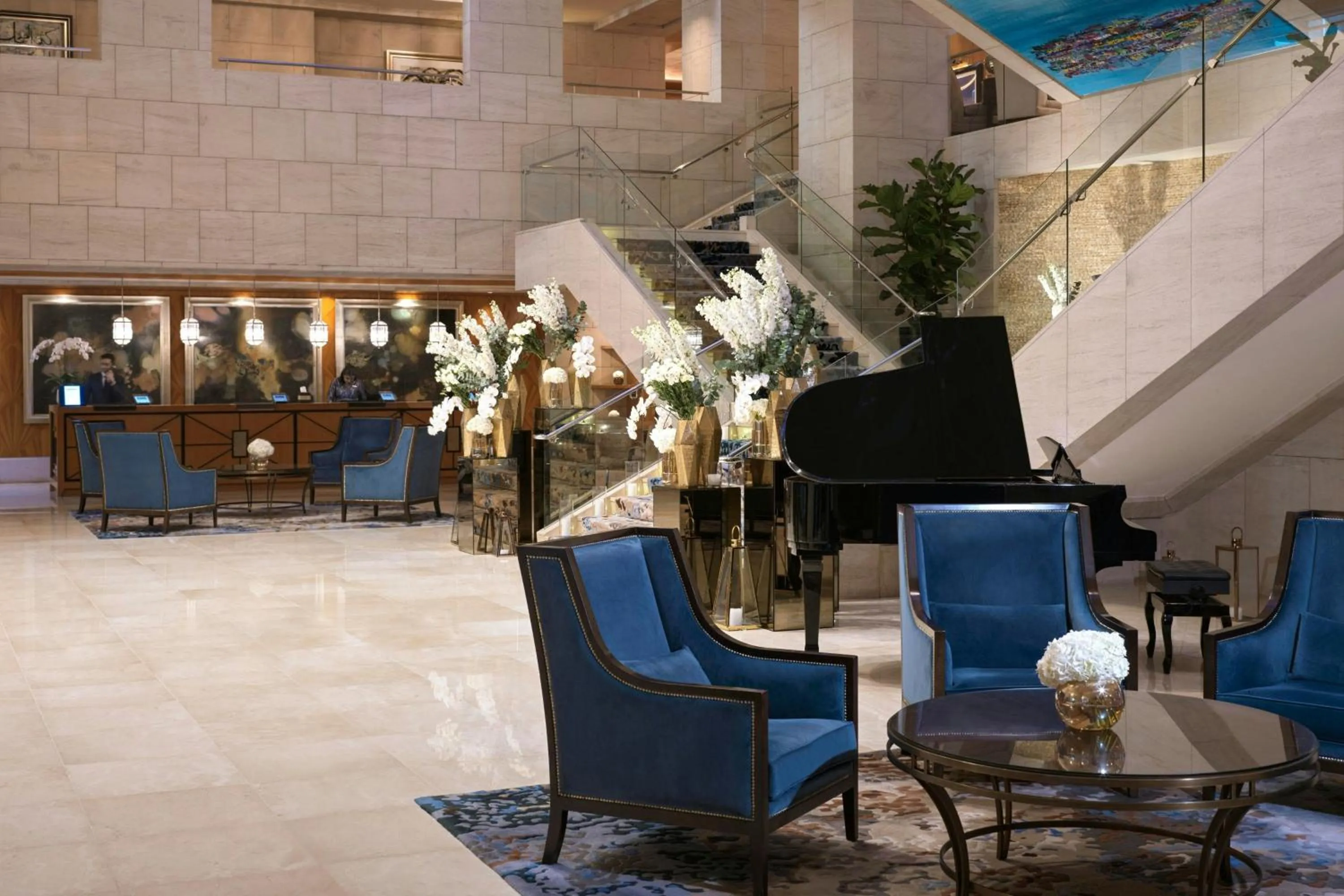 Lobby or reception in Ritz Carlton DIFC Downtown Dubai