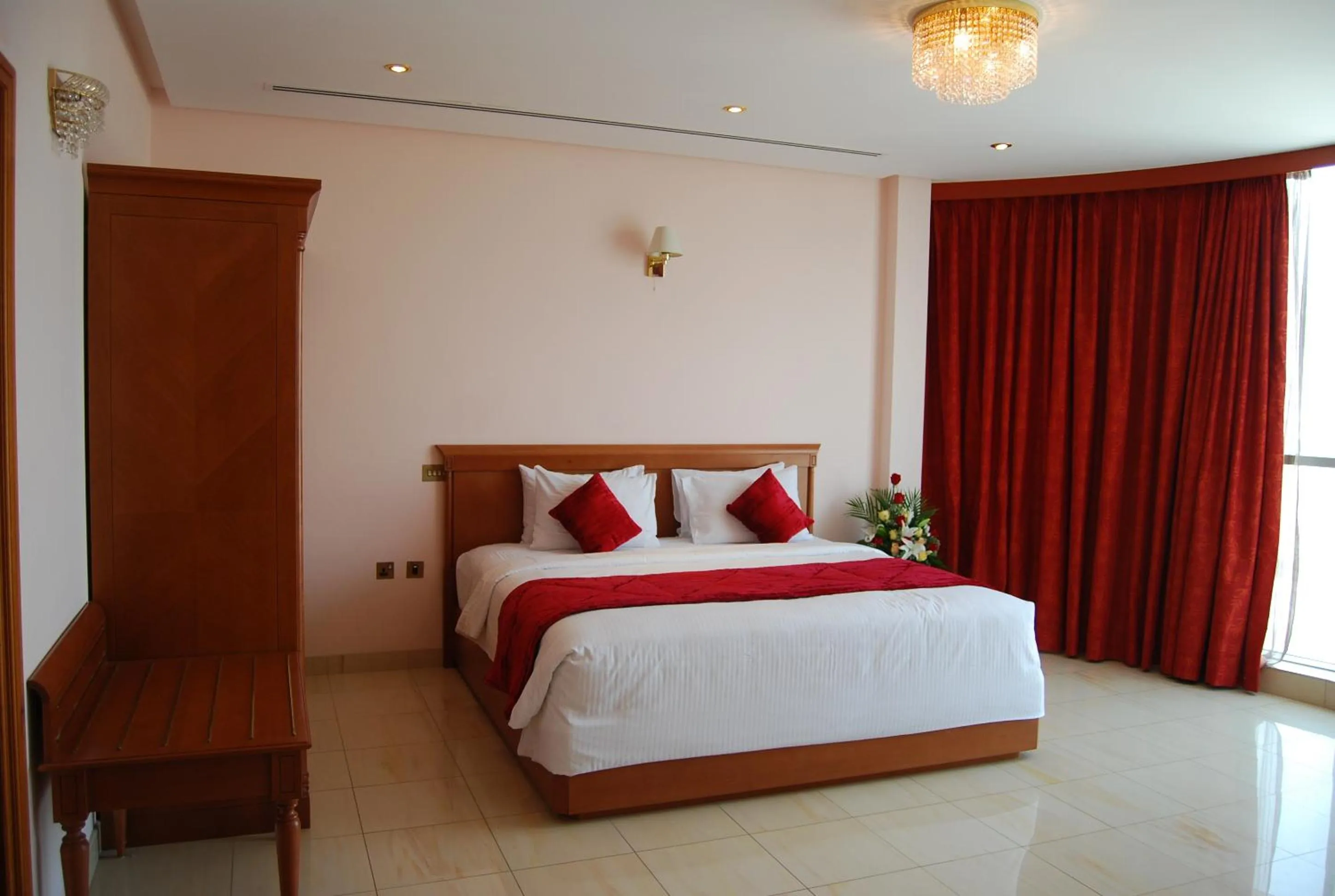 Bedroom, Bed in Al Madina Suites Doha