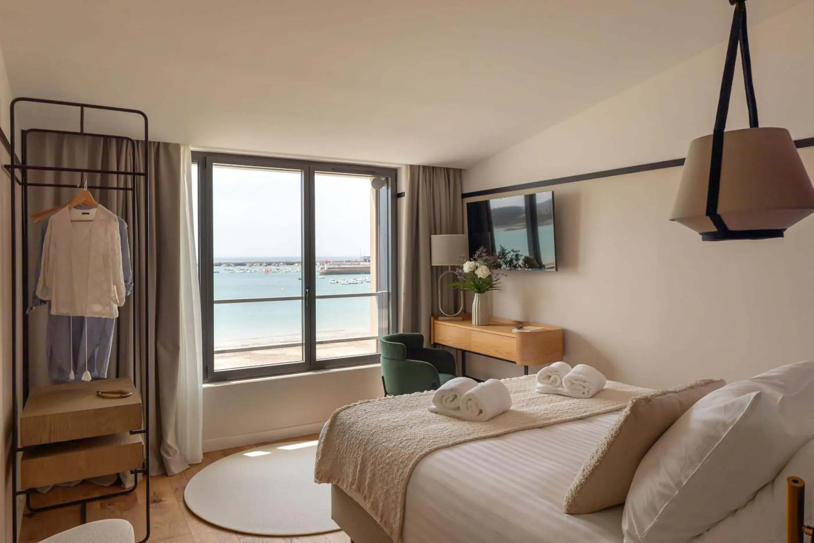 Double Room with Sea View in Hôtel de la Plage Double Room with Sea View in Hôtel de la Plage
