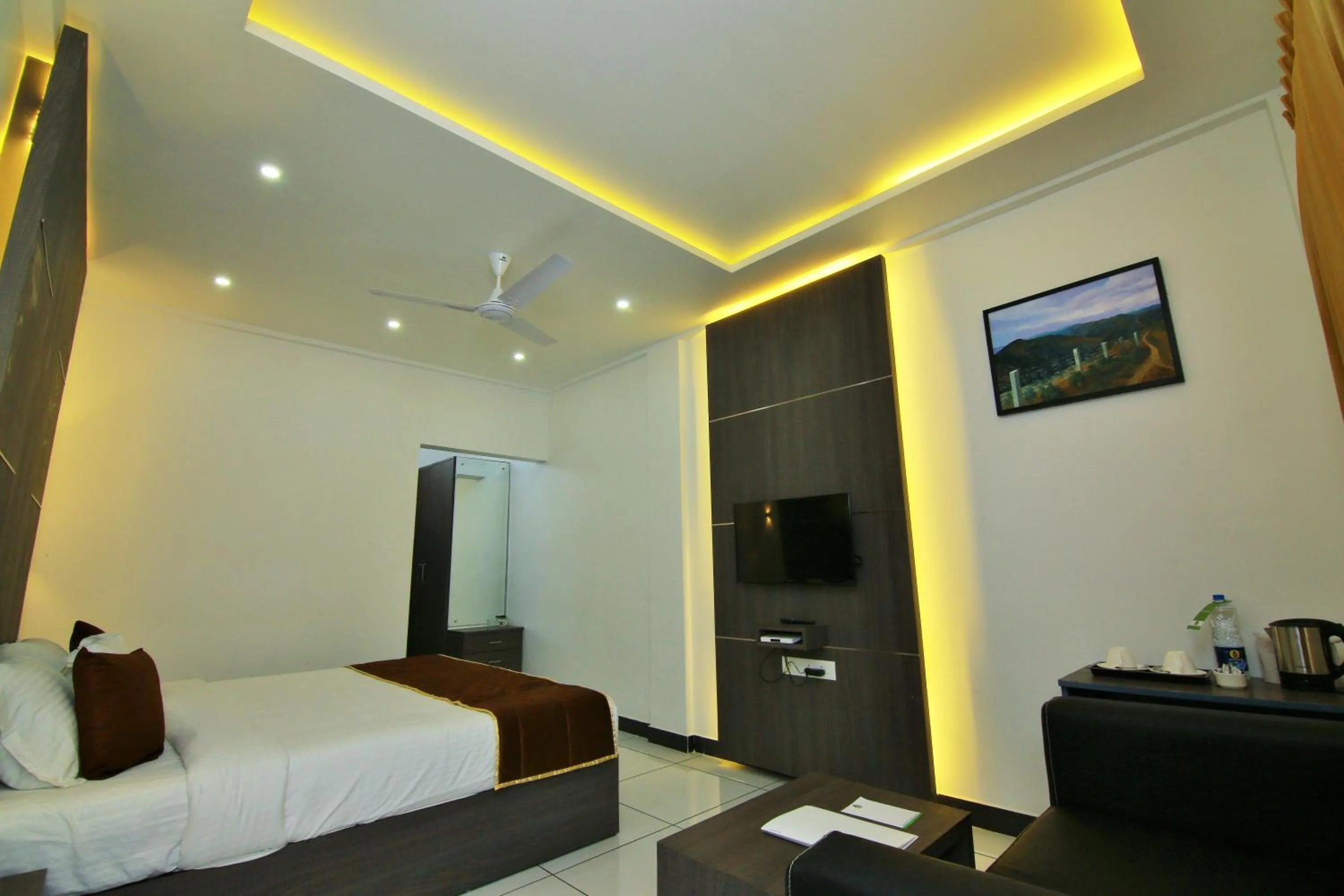 Bed in Palette Hill View Resorts Vagamon