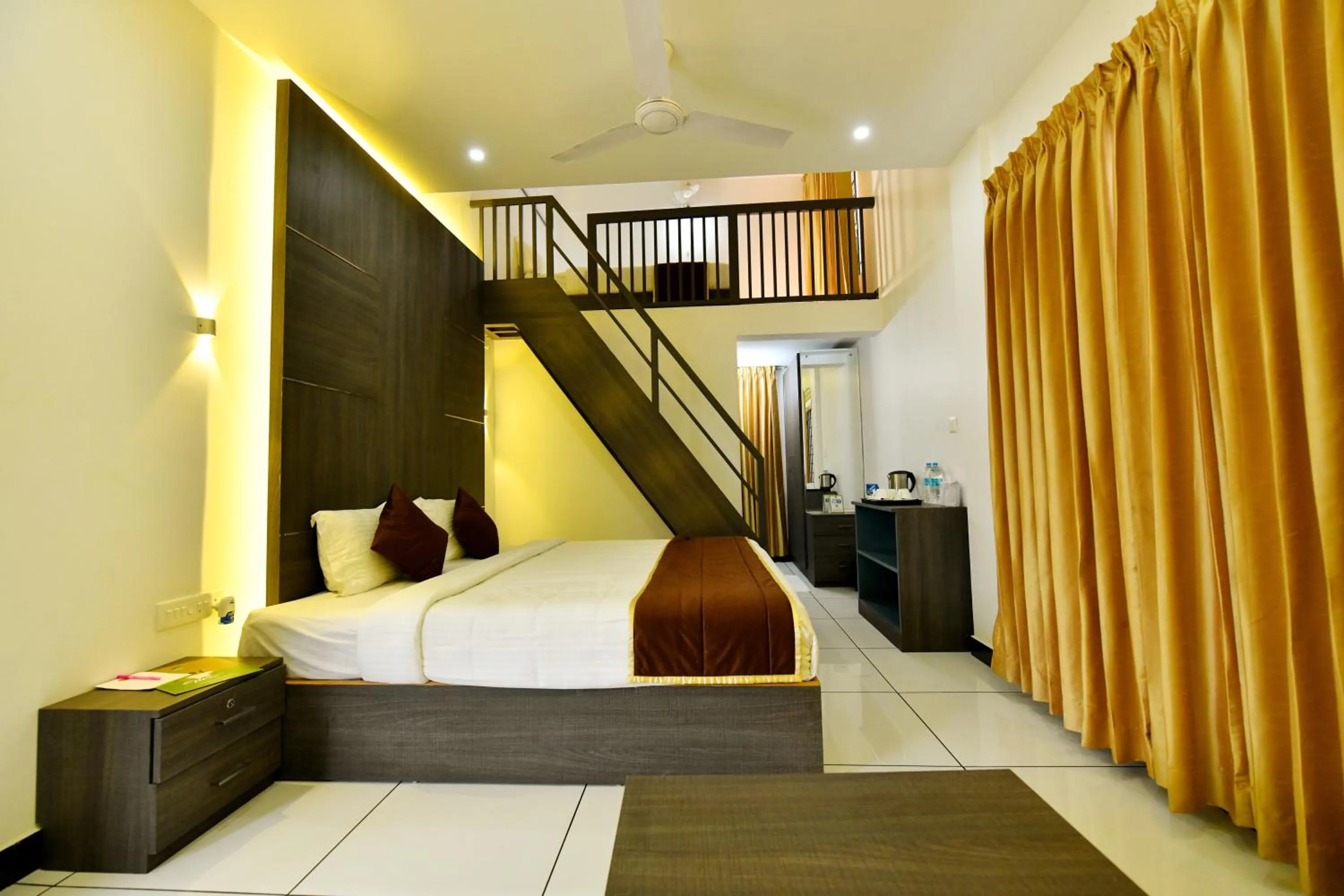 Bed in Palette Hill View Resorts Vagamon