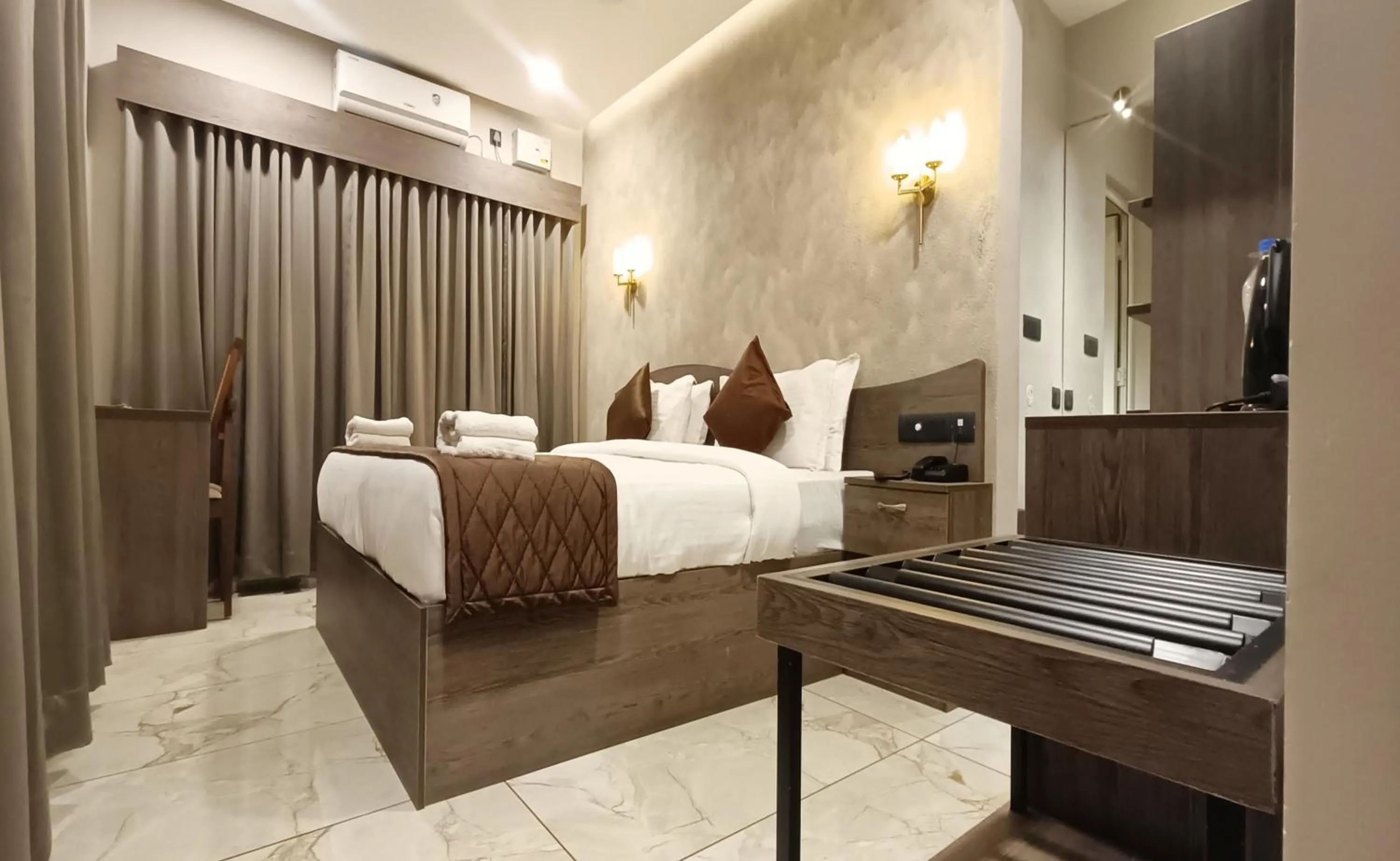 Bed in Palette Hill View Resorts Vagamon