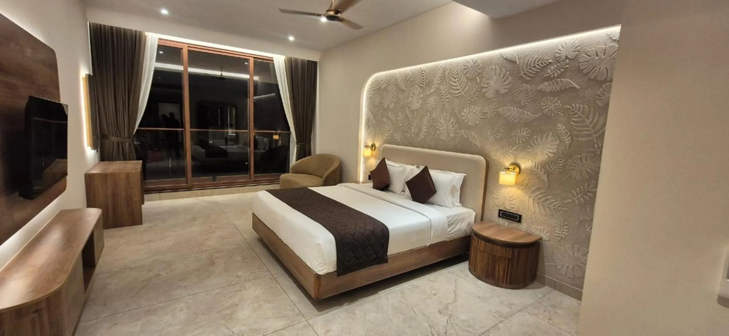 Bed in Palette Hill View Resorts Vagamon