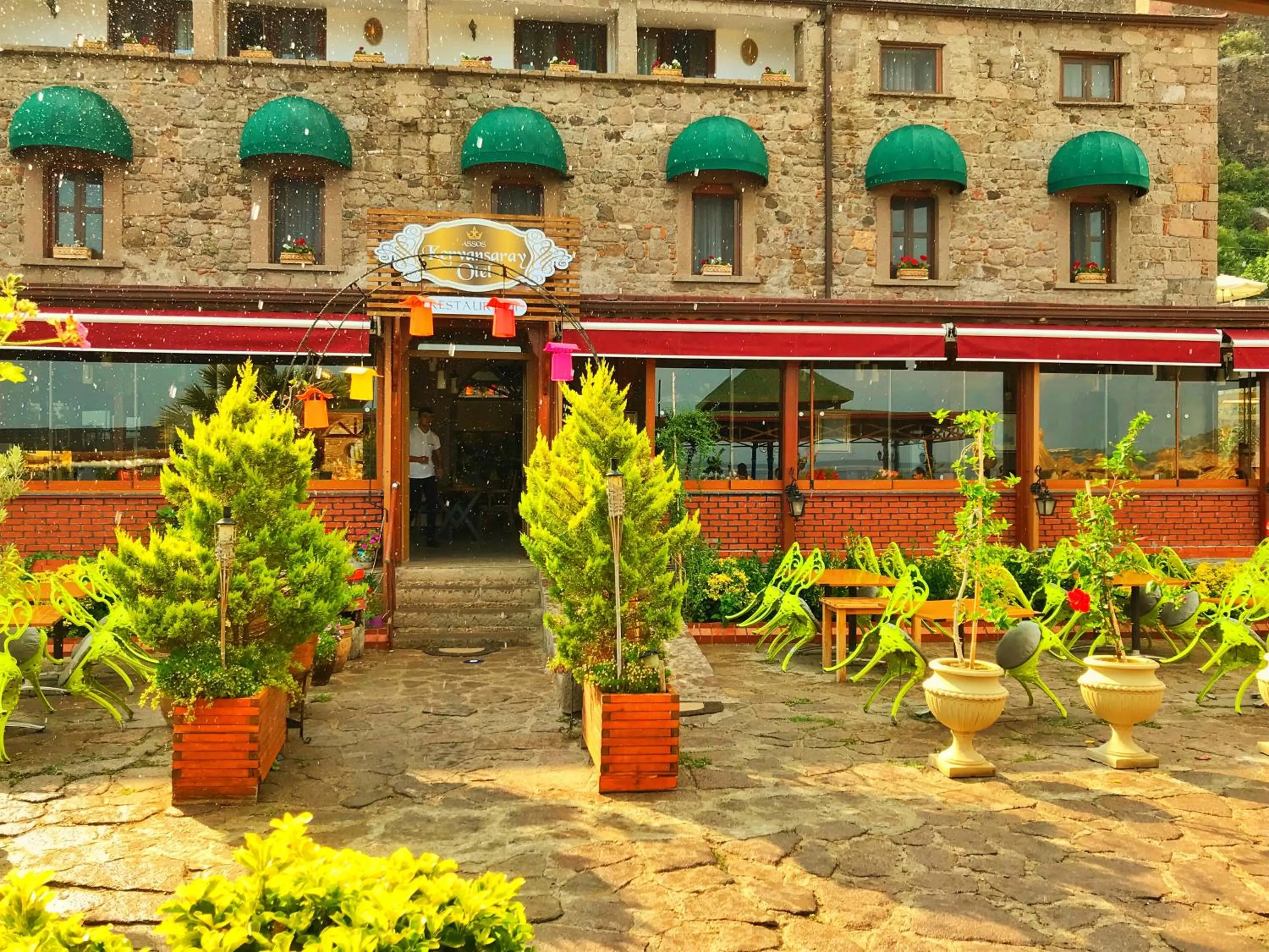 Facade/entrance in Assos Kervansaray Hotel - Special Category