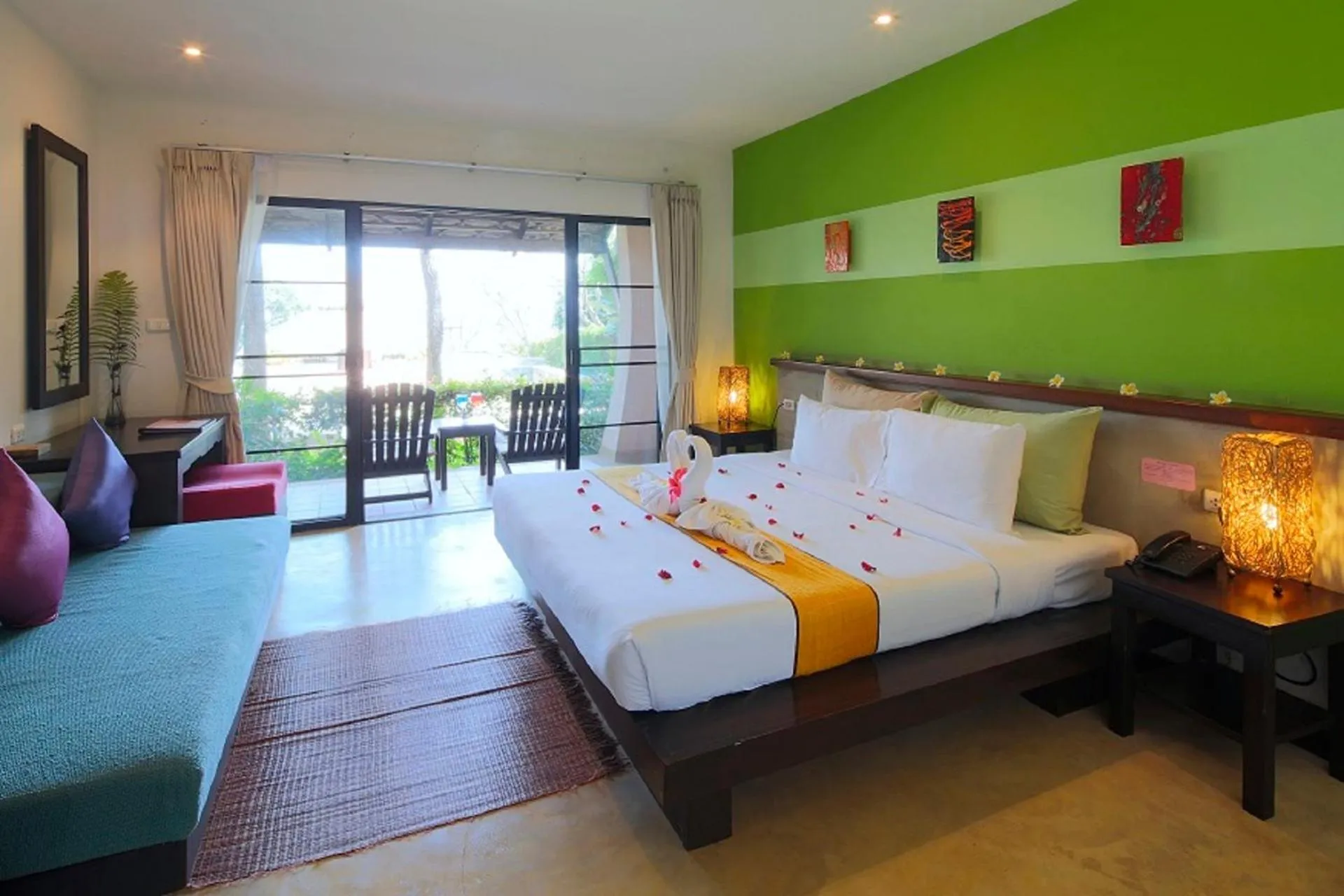 Seating area in Purimuntra Resort and Spa