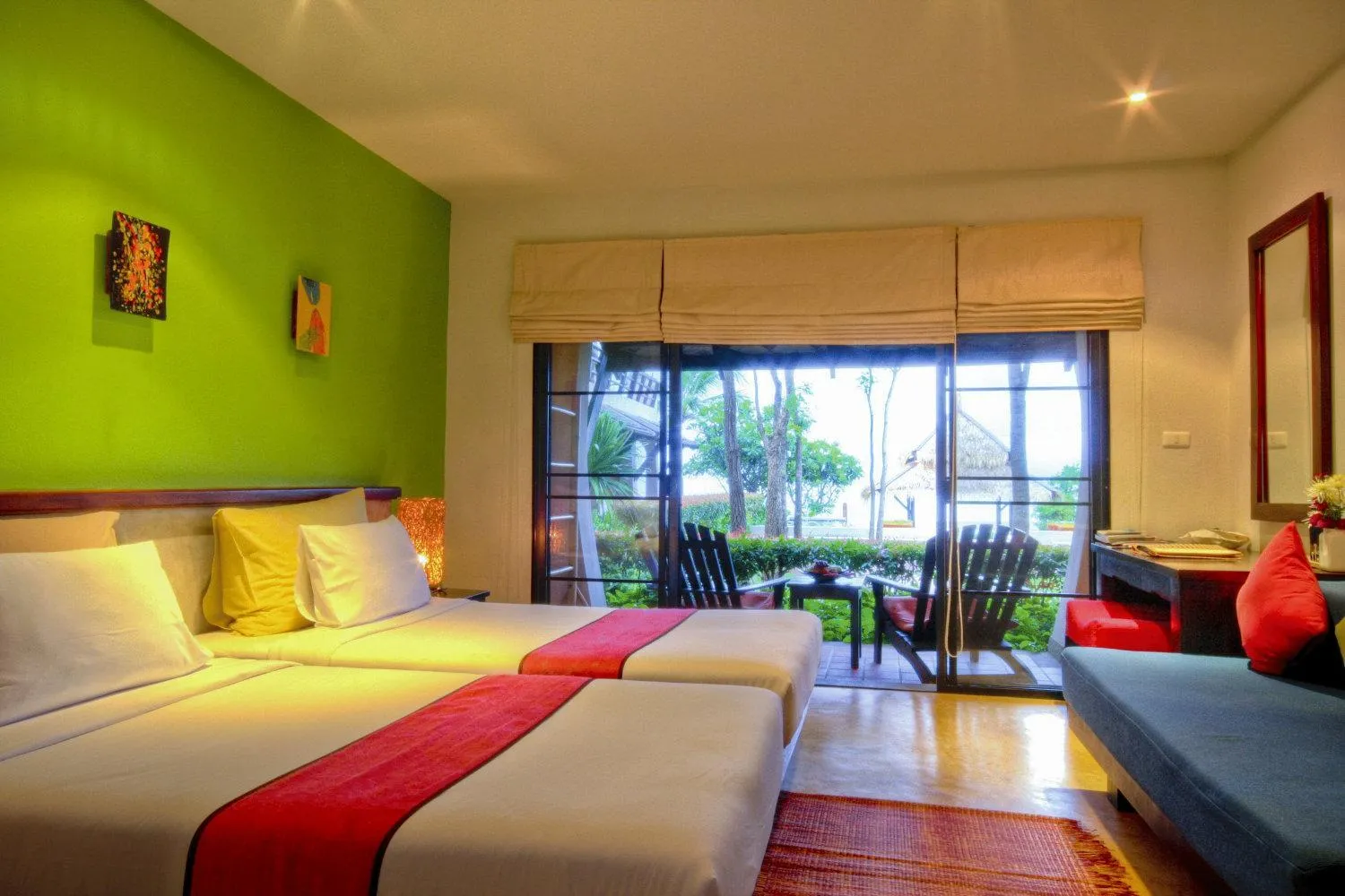 Garden view in Purimuntra Resort and Spa