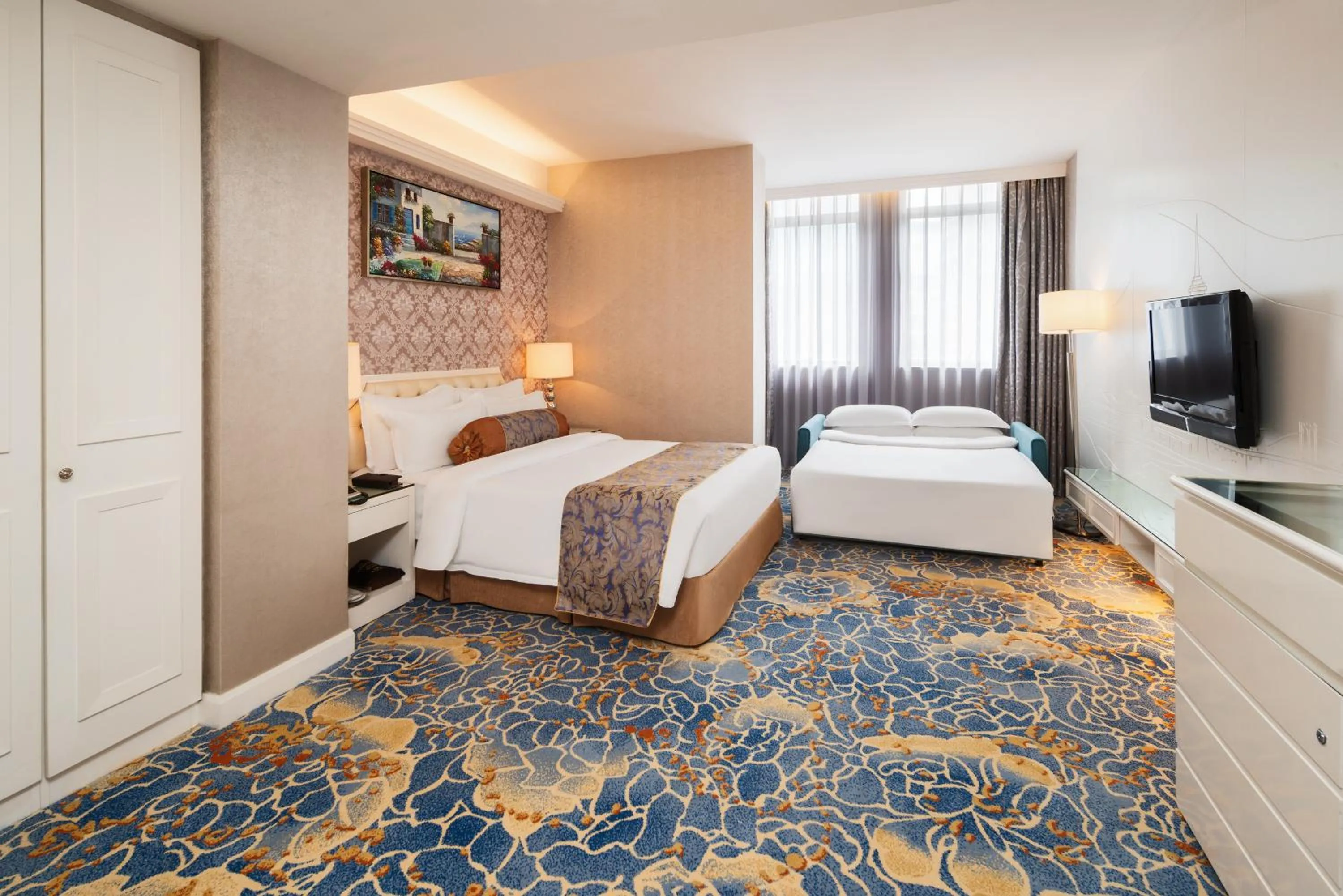 Bed in Hotel Metropole