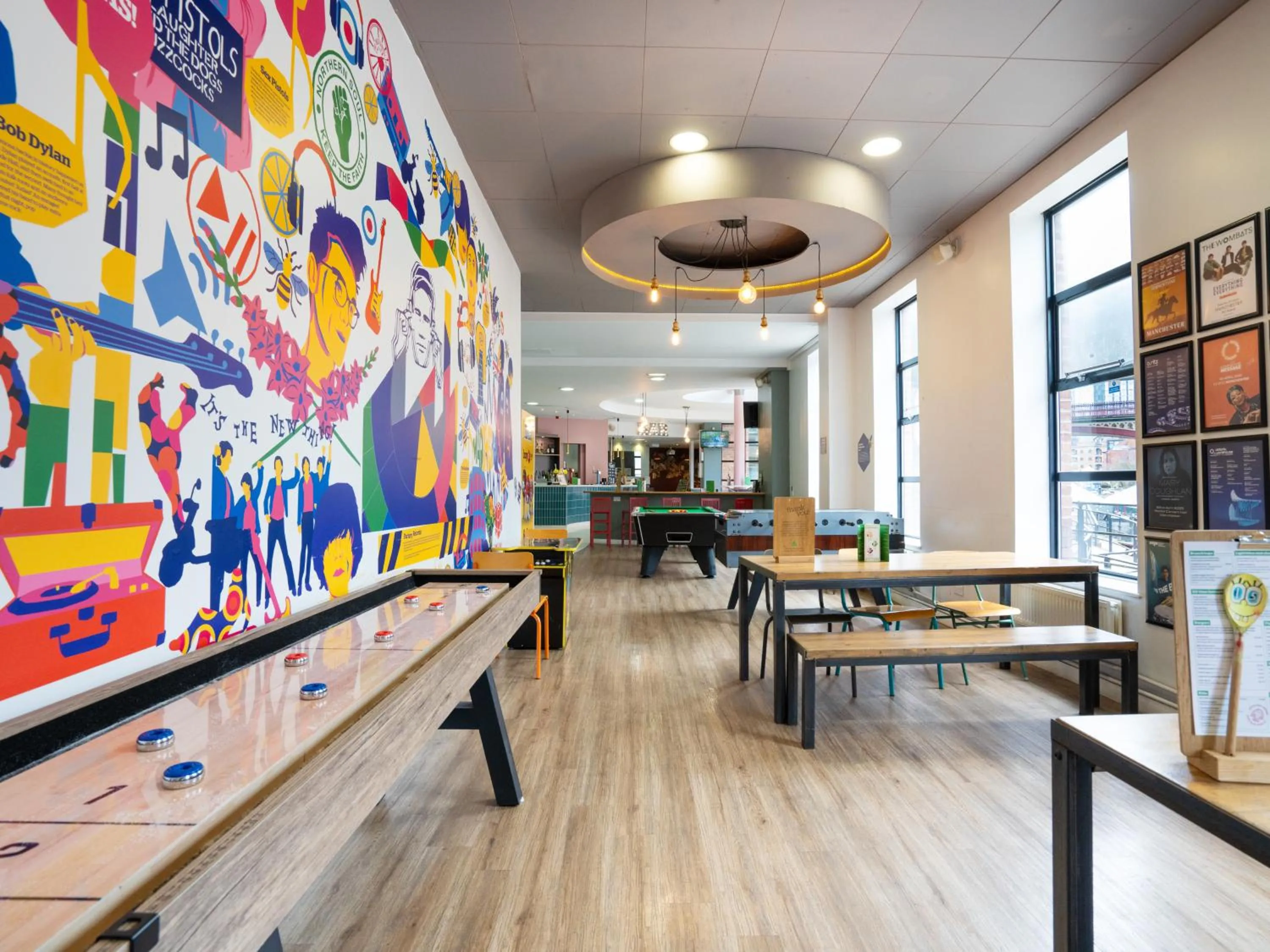 Game Room in YHA Manchester