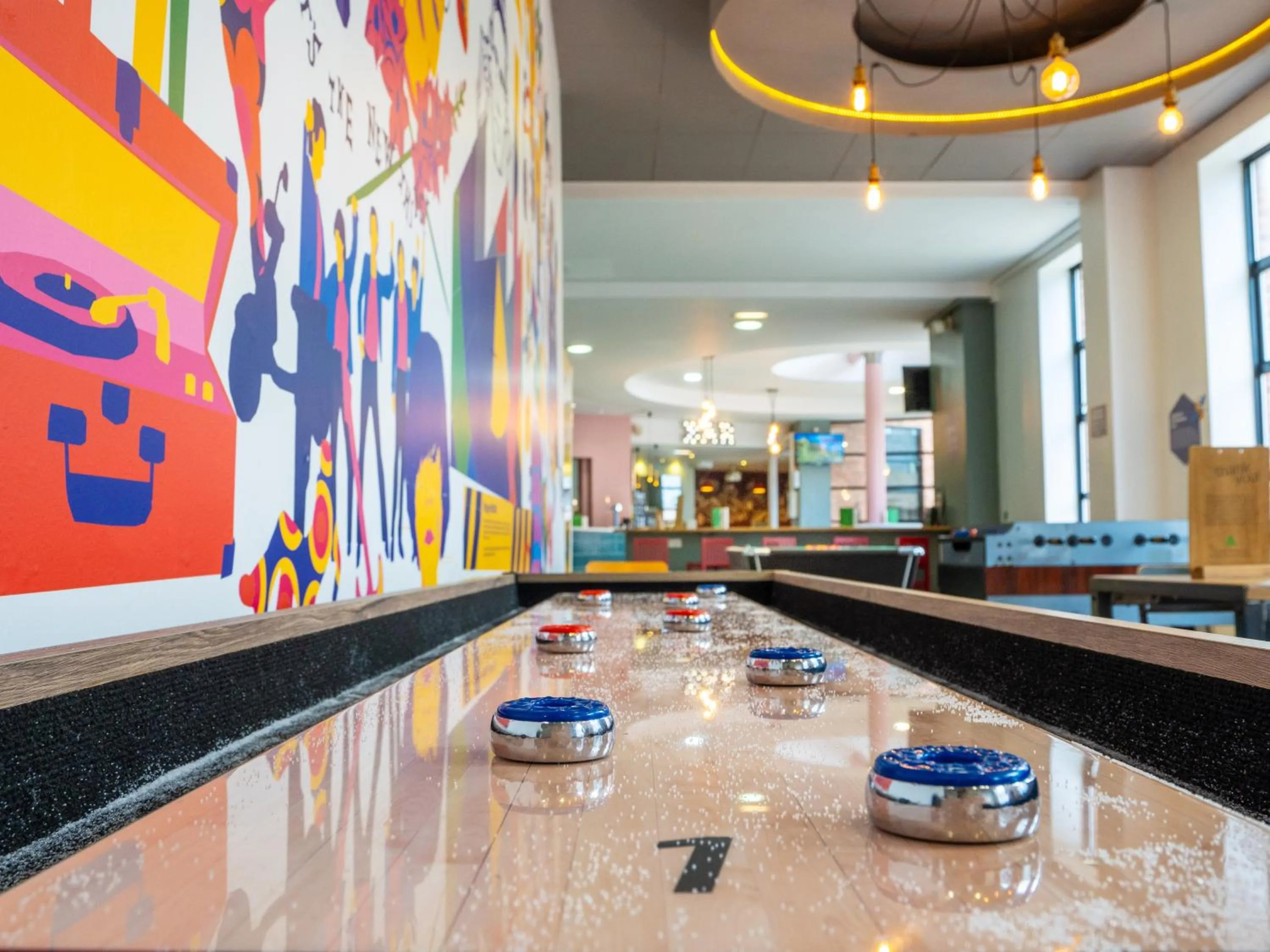 Game Room in YHA Manchester