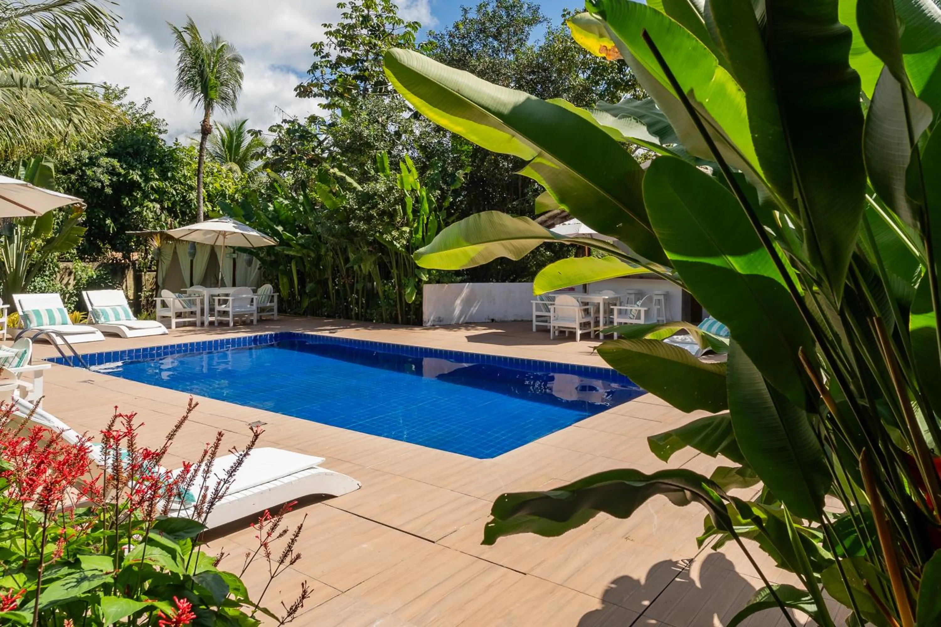 Pool view in Sueds Trancoso