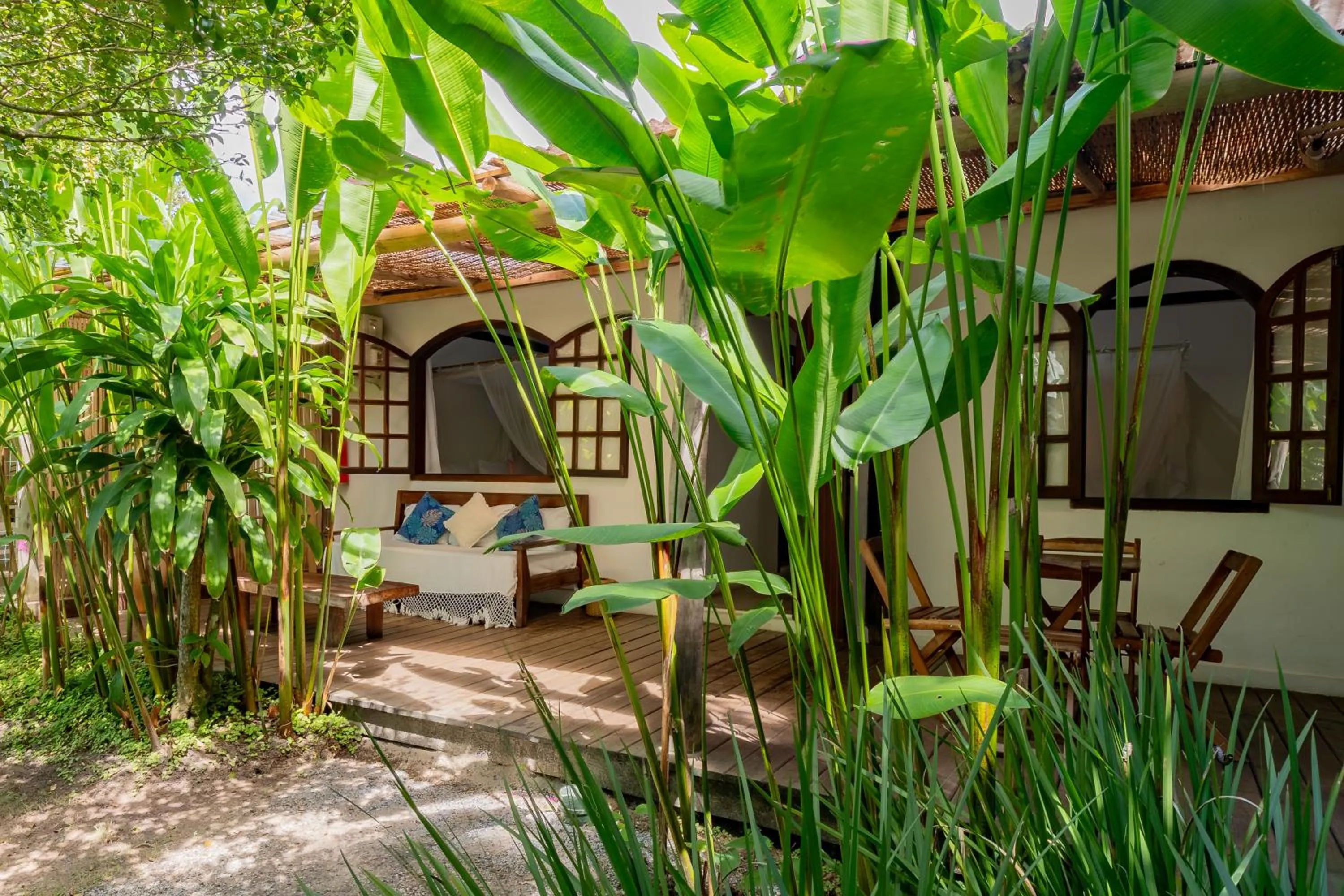 Garden view in Sueds Trancoso