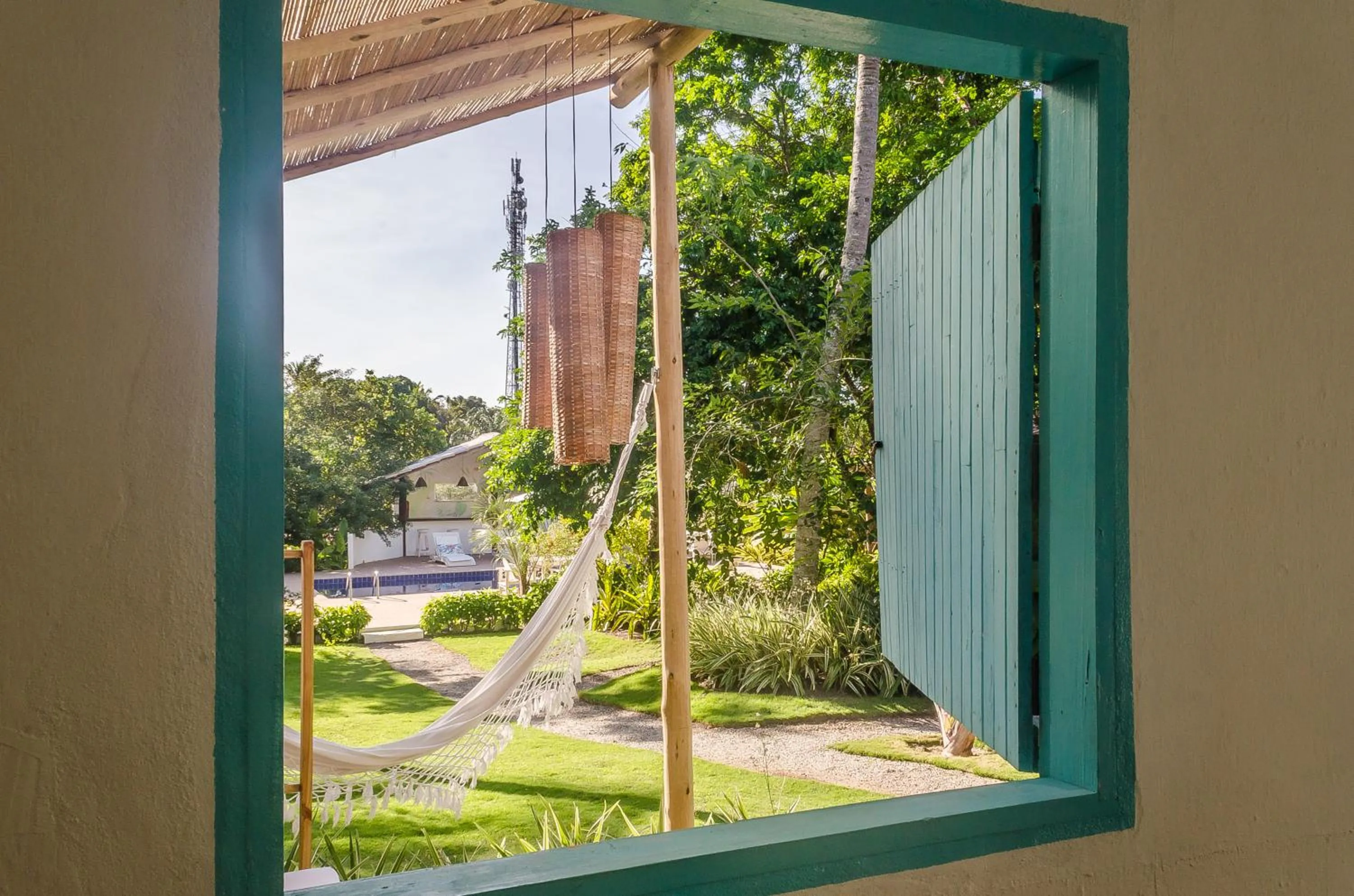 Garden view in Sueds Trancoso