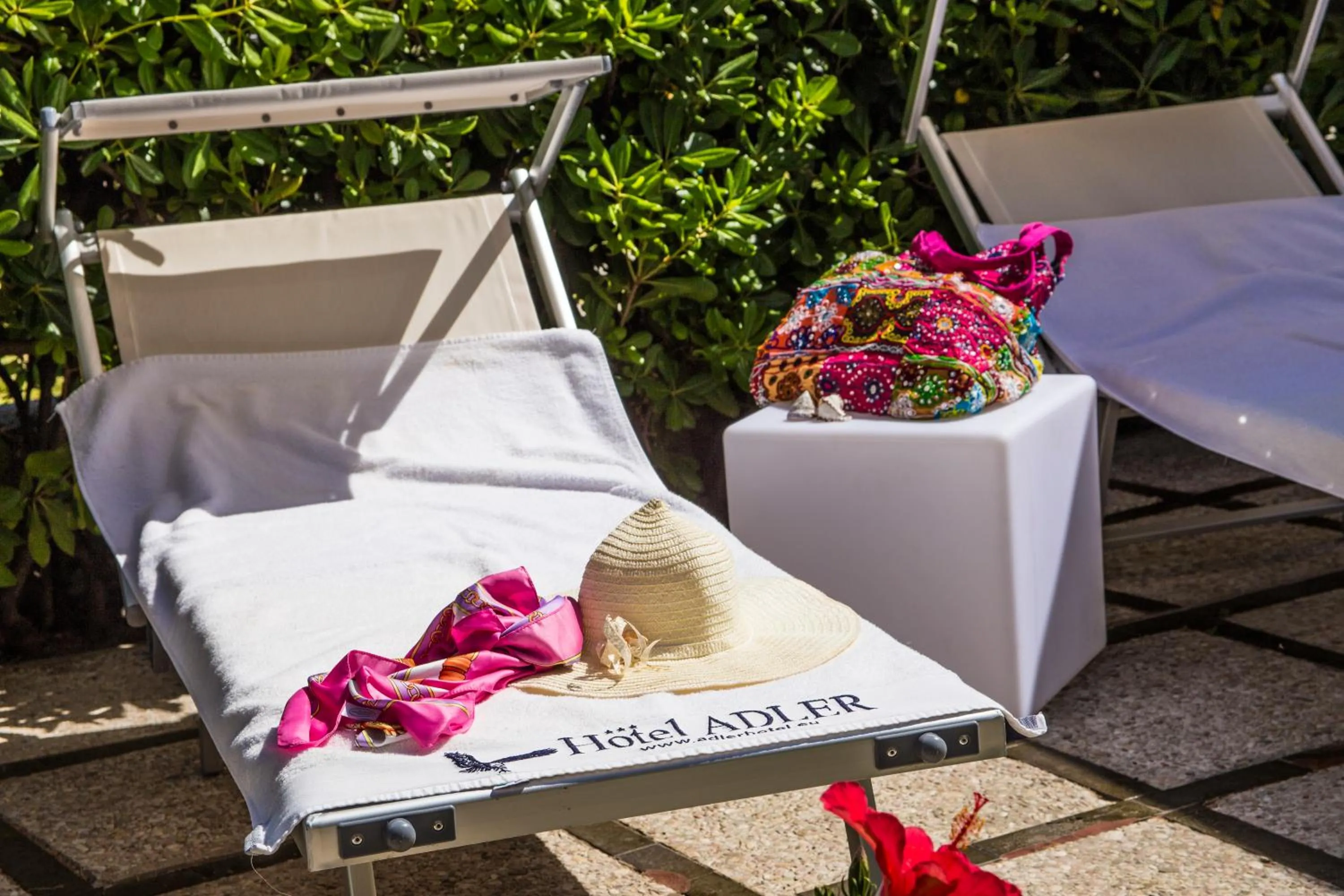 Seating area in Hotel Adler