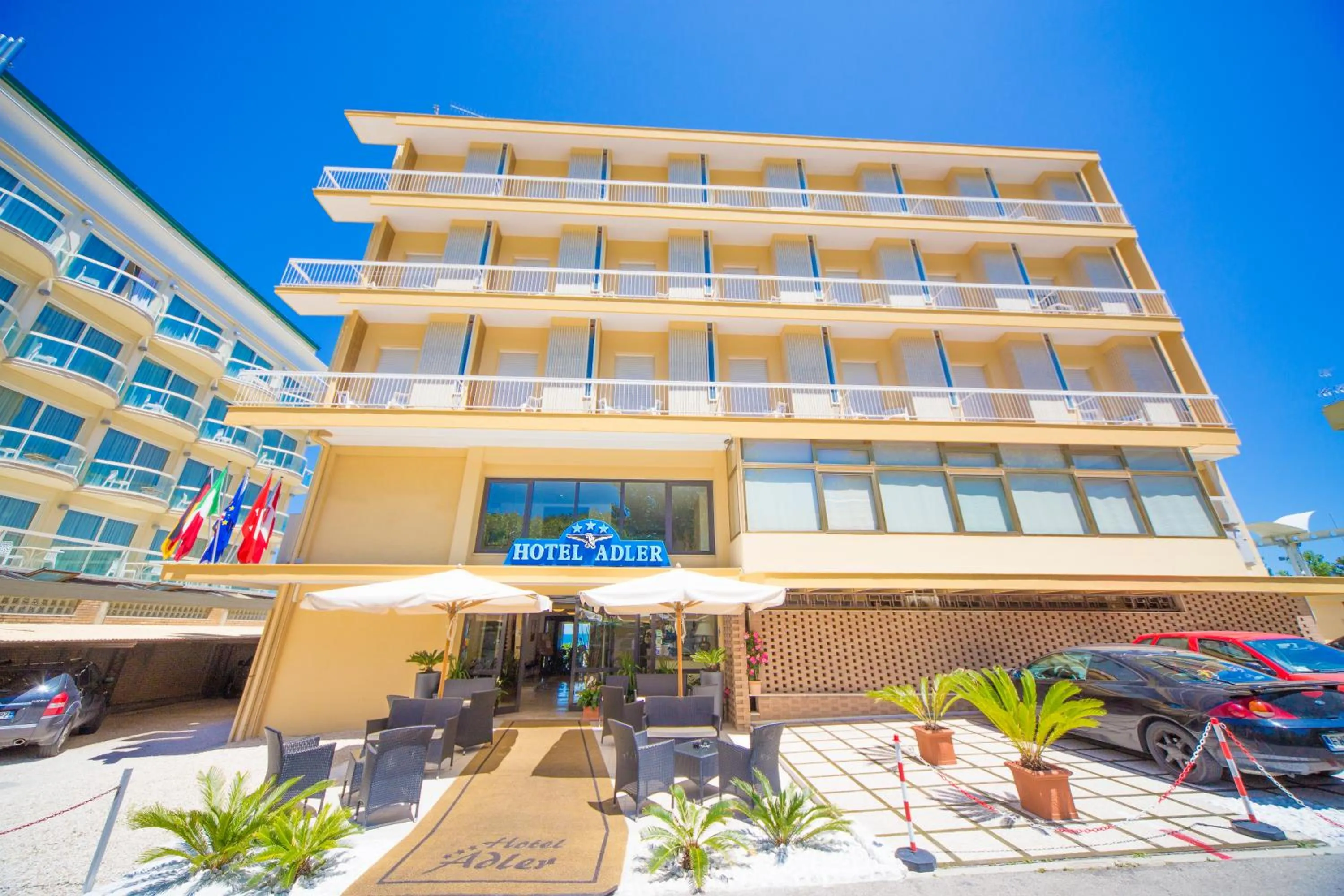 Property building in Hotel Adler