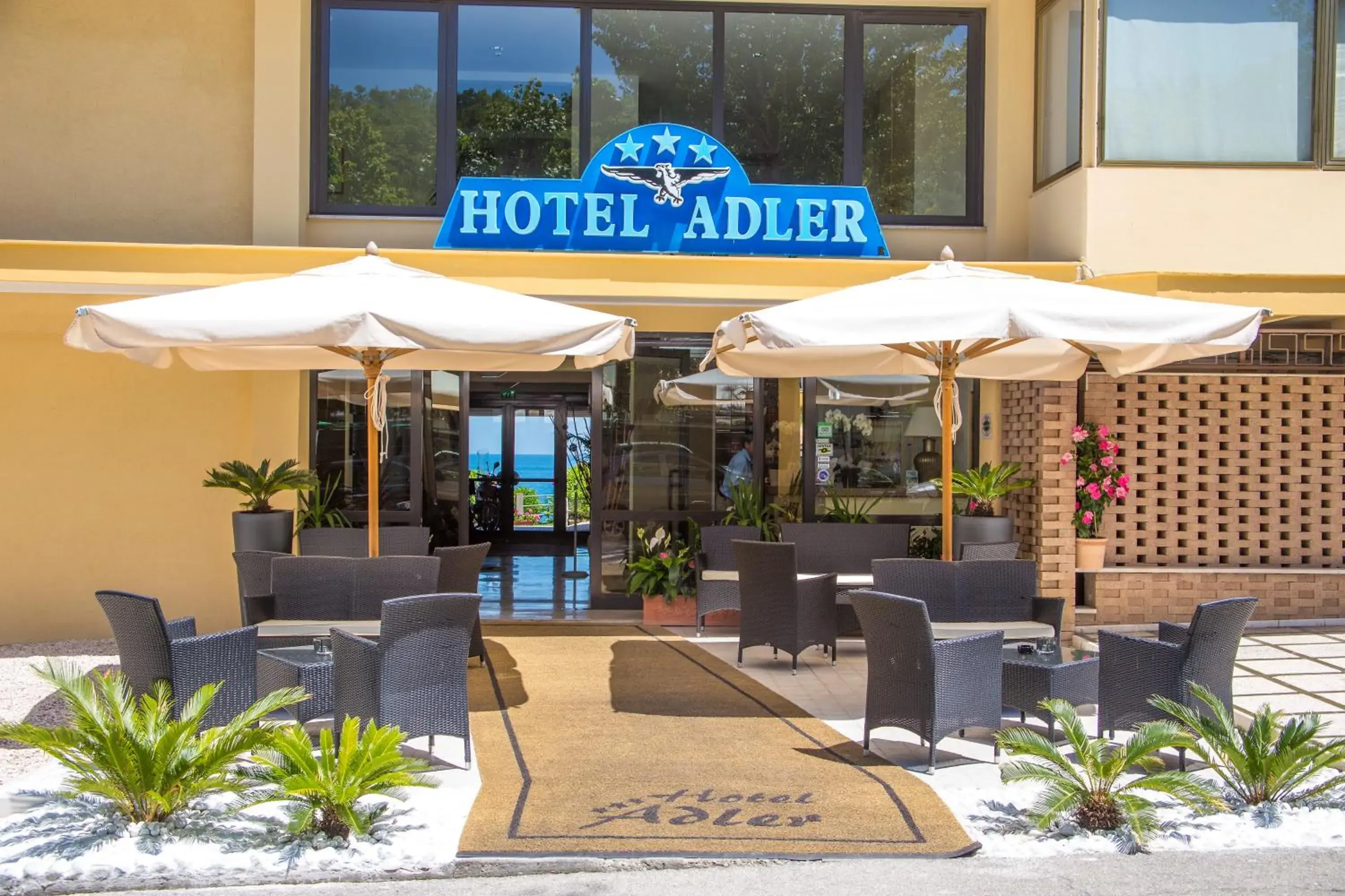 Facade/entrance in Hotel Adler