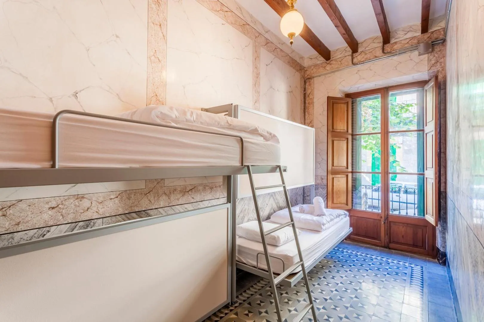 Bedroom, Bed in Hostel Sóller