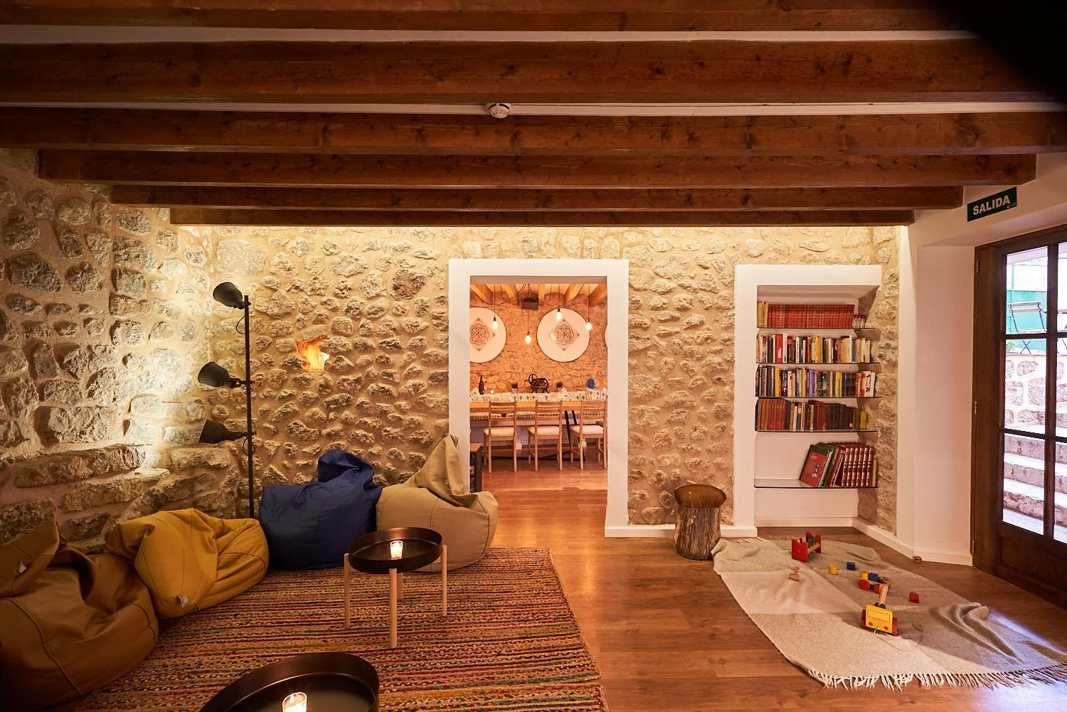 Living room in Hostel Sóller