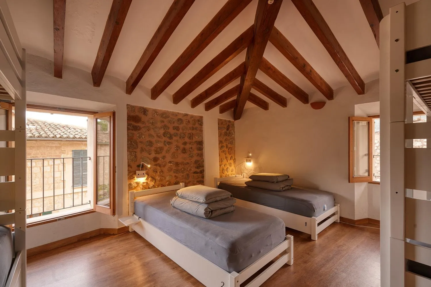 Bedroom, Bed in Hostel Sóller