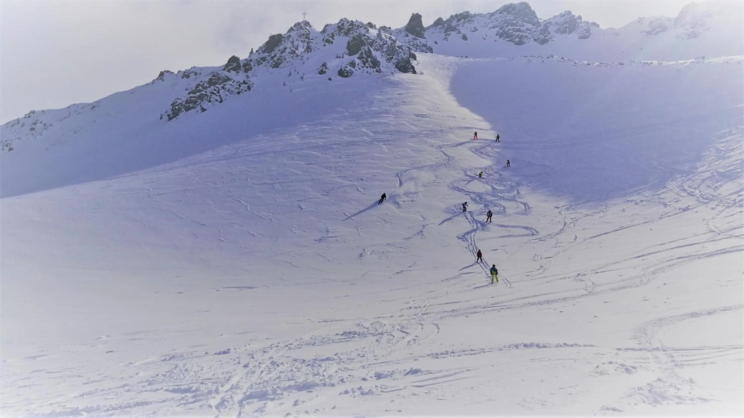 Skiing in Shackleton Chalet