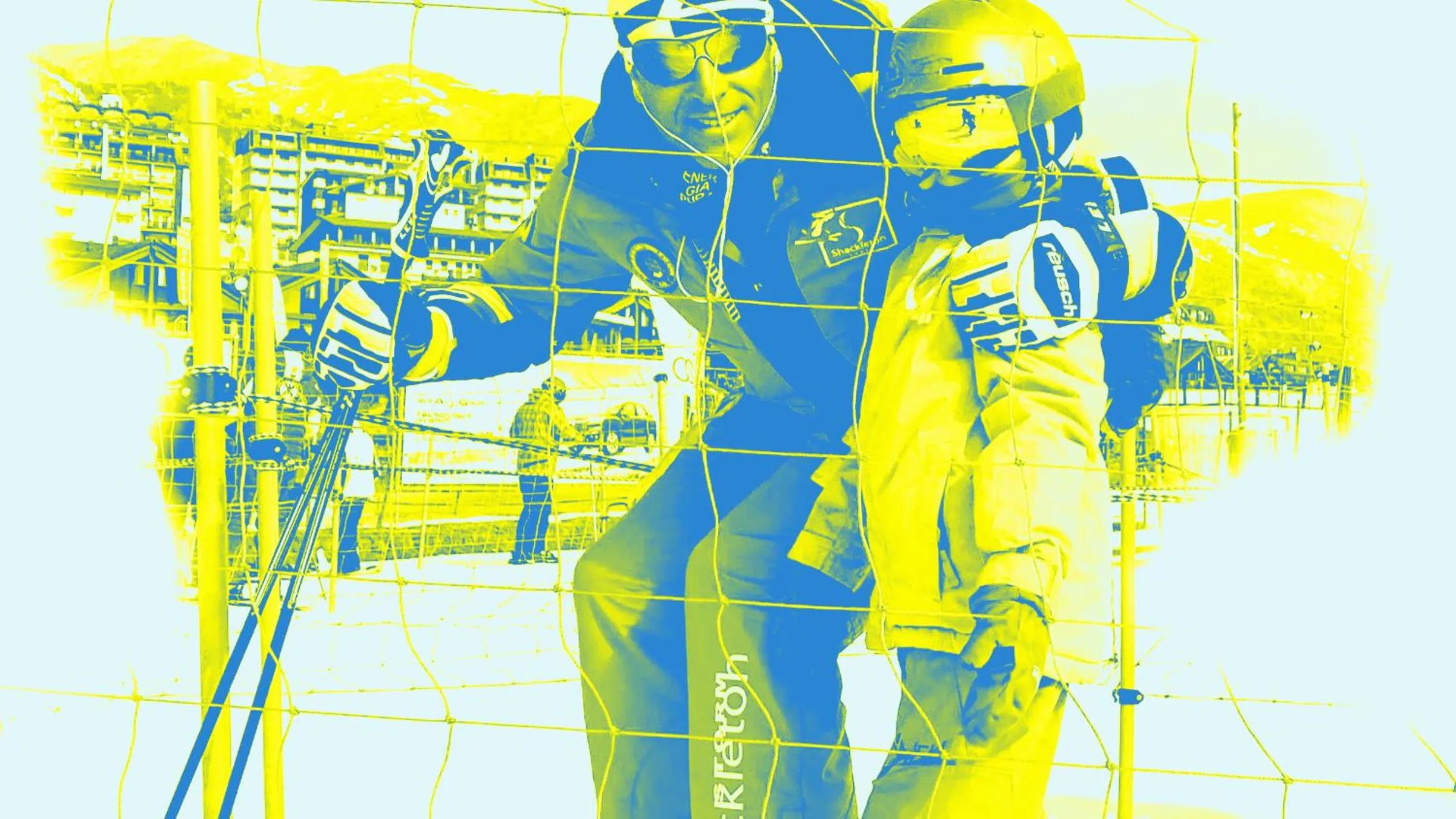 Skiing in Shackleton Chalet