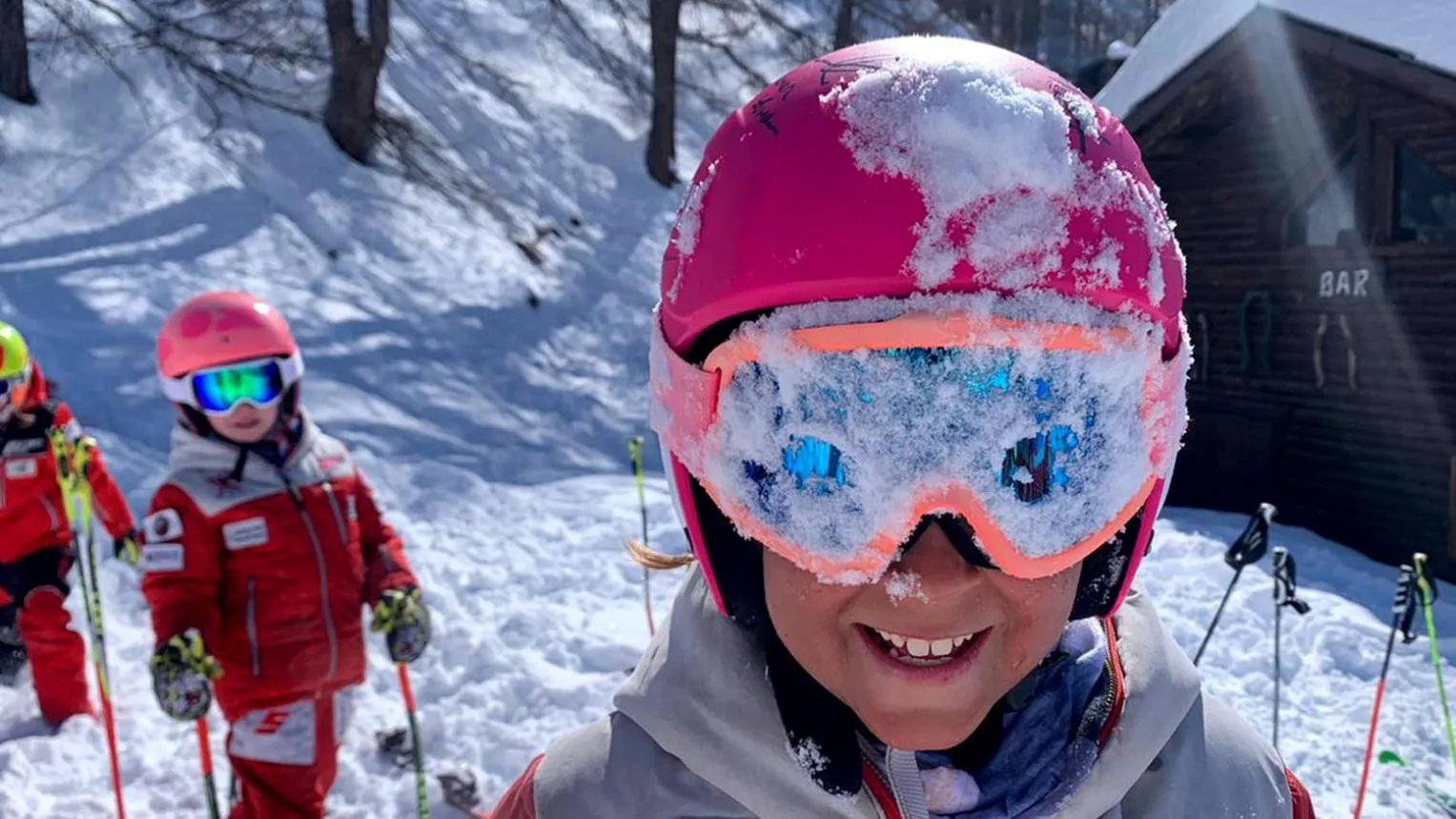 Skiing in Shackleton Chalet